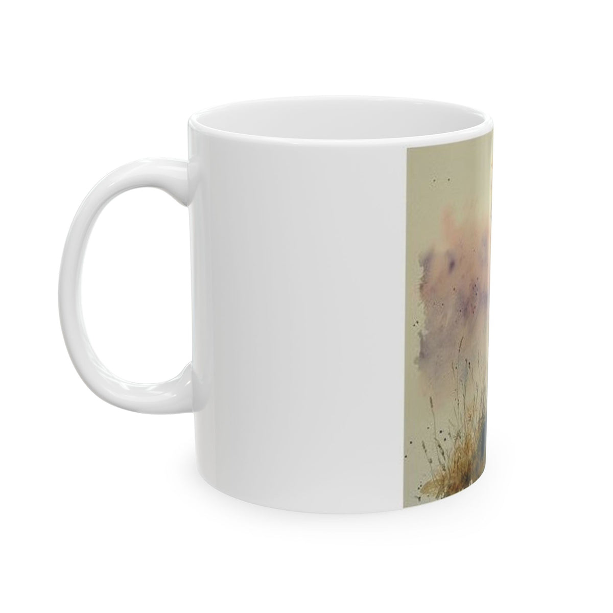Barn Owl Twilight Mug - Watercolor Nature Art by Wilderkind