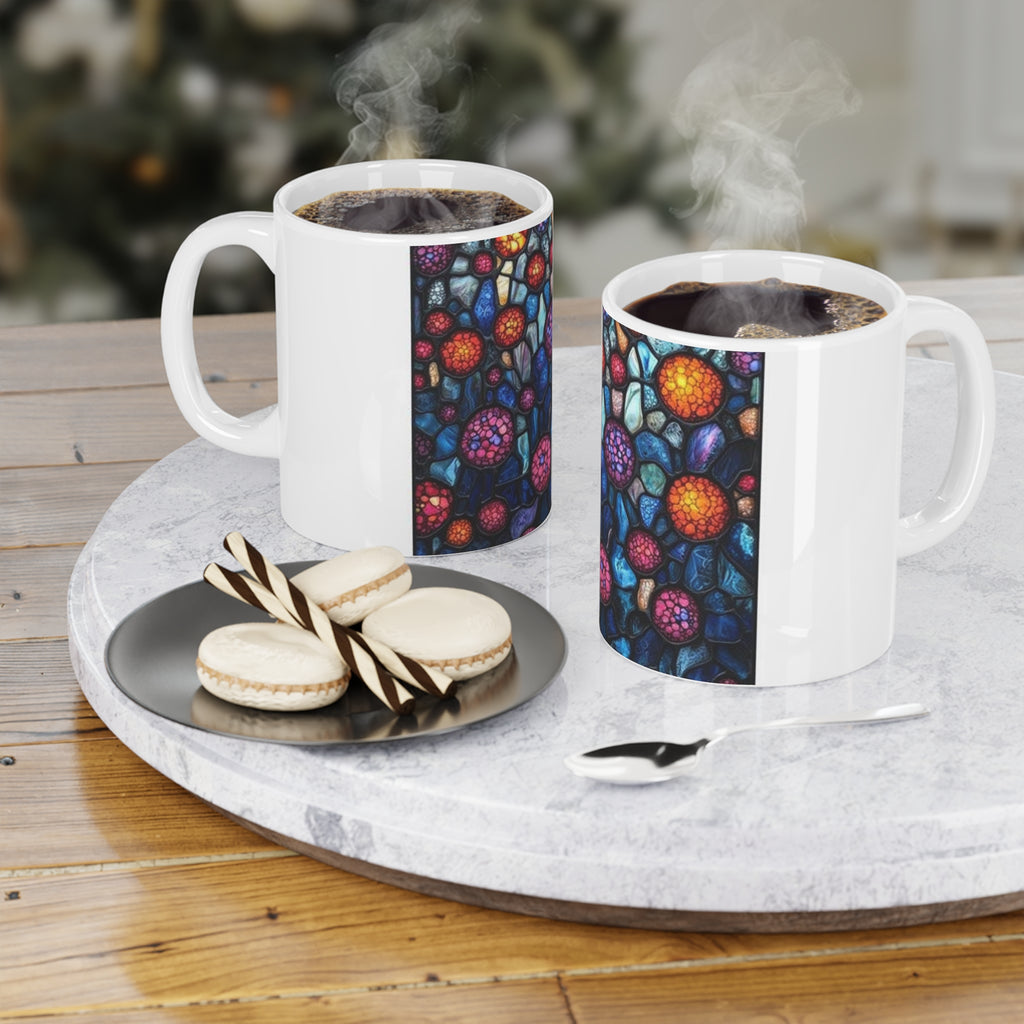 Cellular Stained Glass Mug — Histotechnology by Canvas & Click (view 6)