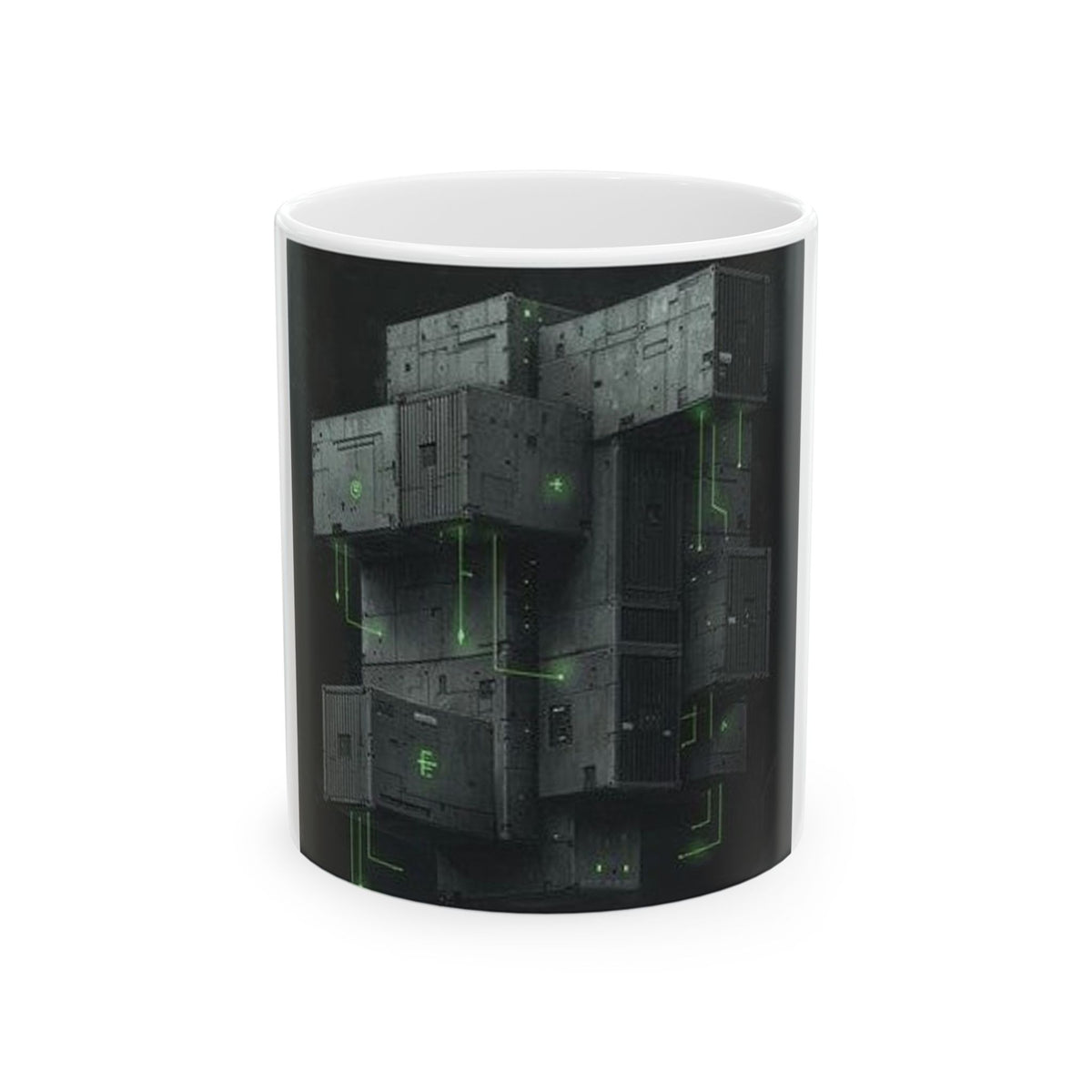 Dockerfile Poetry Mug - SRE Tech Brutalist Container Art