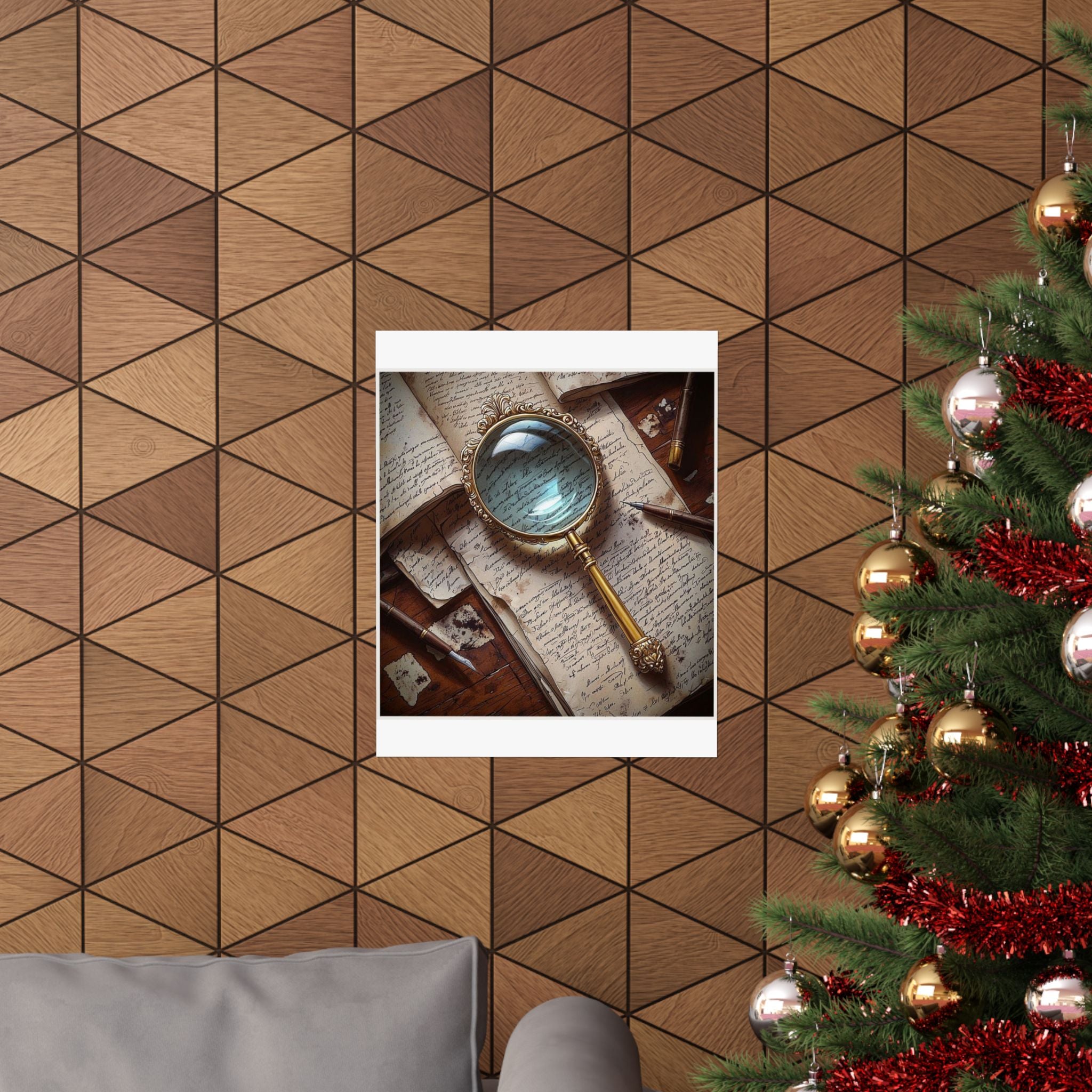 Magnifying Glass Mystery Art Print — Poetcore by Canvas & Click (view 9)