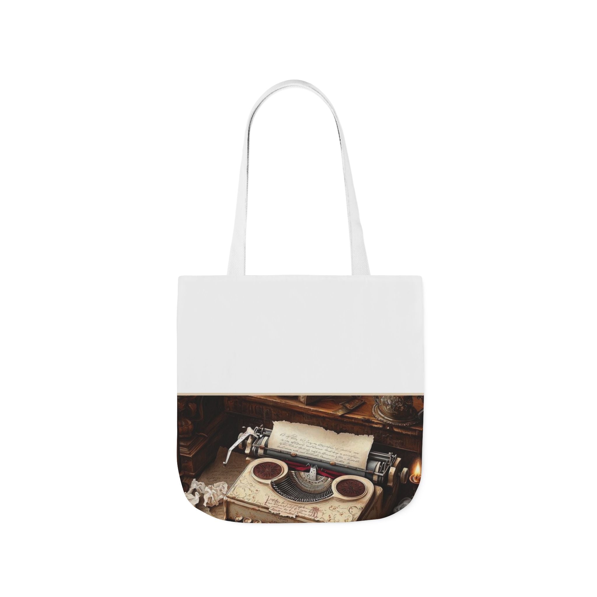 Vintage Typewriter Poetry Tote Bag — Poetcore by Canvas & Click (view 3)
