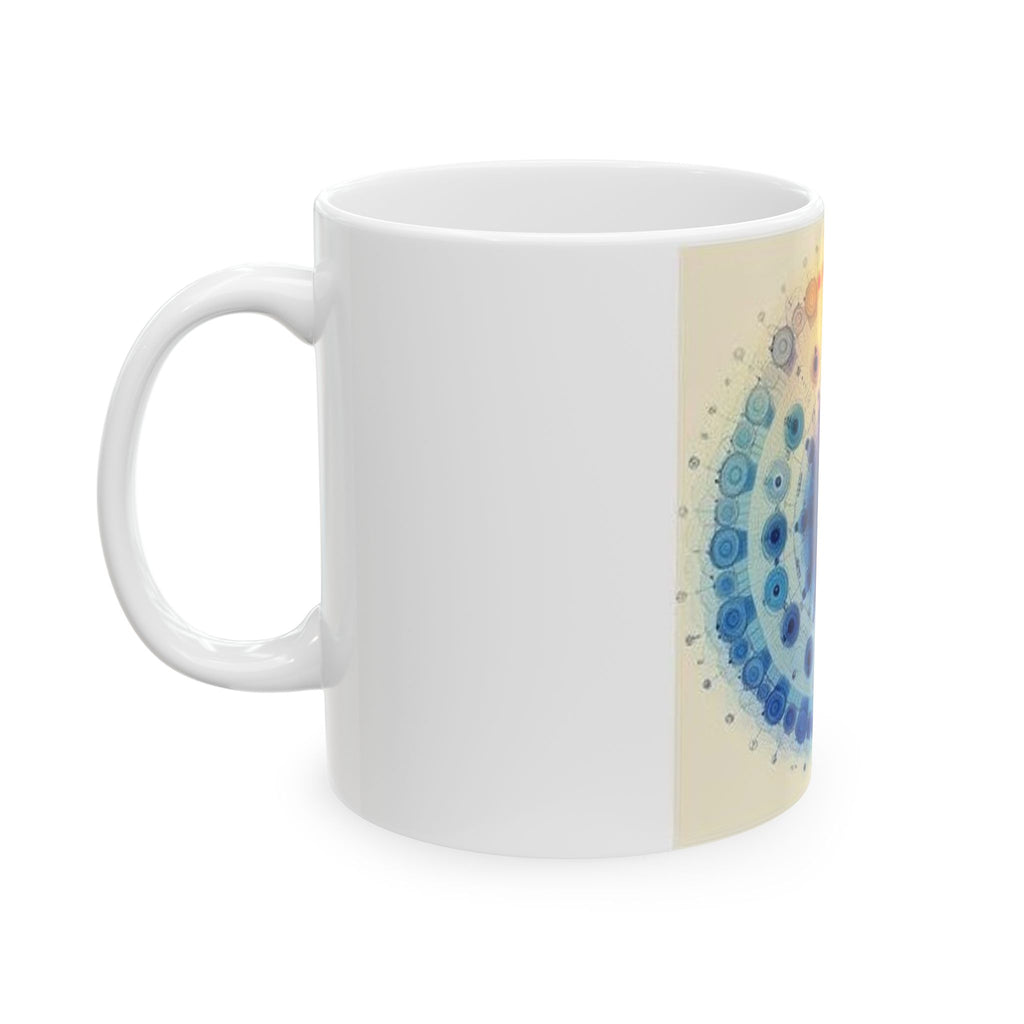 Microscope Objective Mandala Mug - Histotech Lab Art Gift