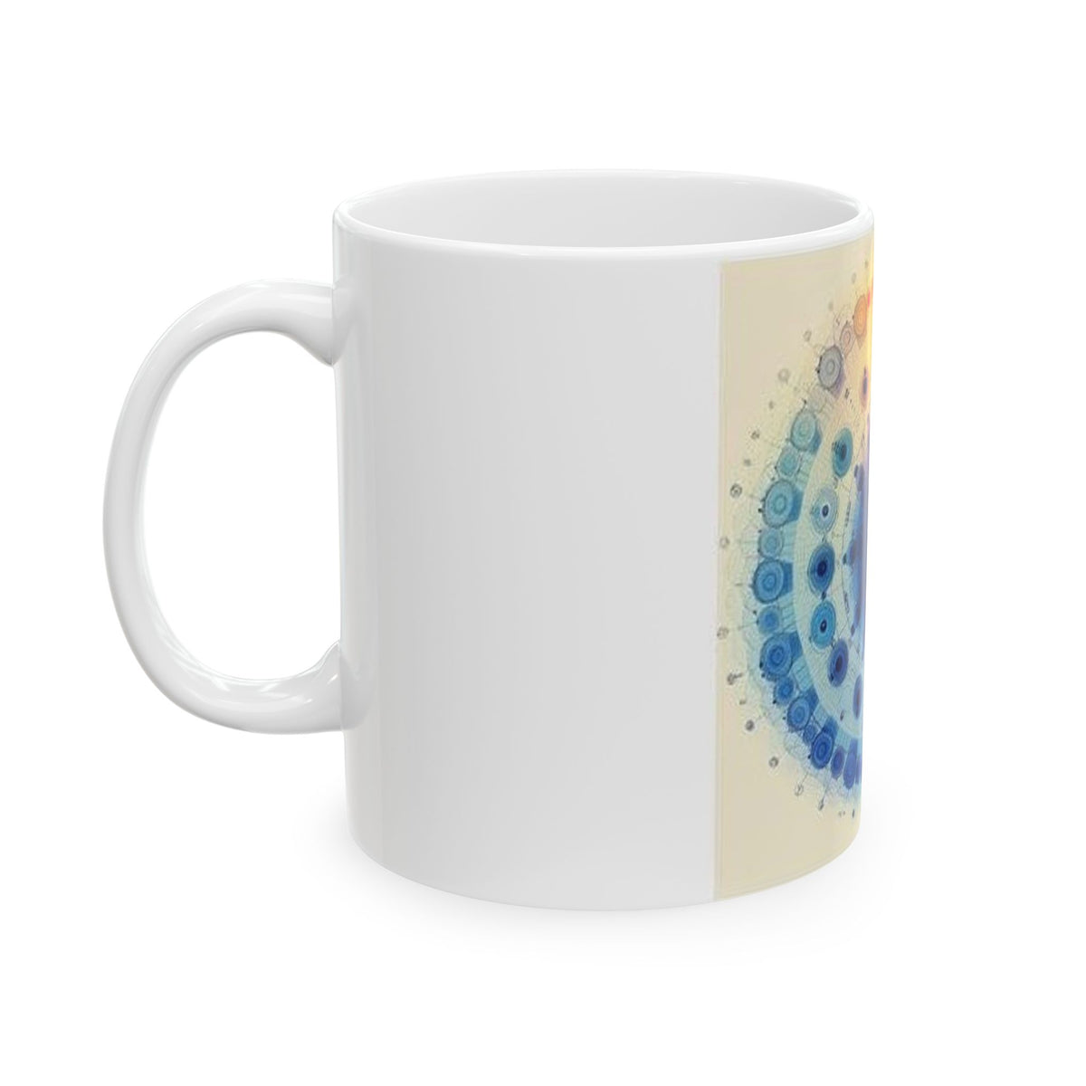 Microscope Objective Mandala Mug - Histotech Lab Art Gift