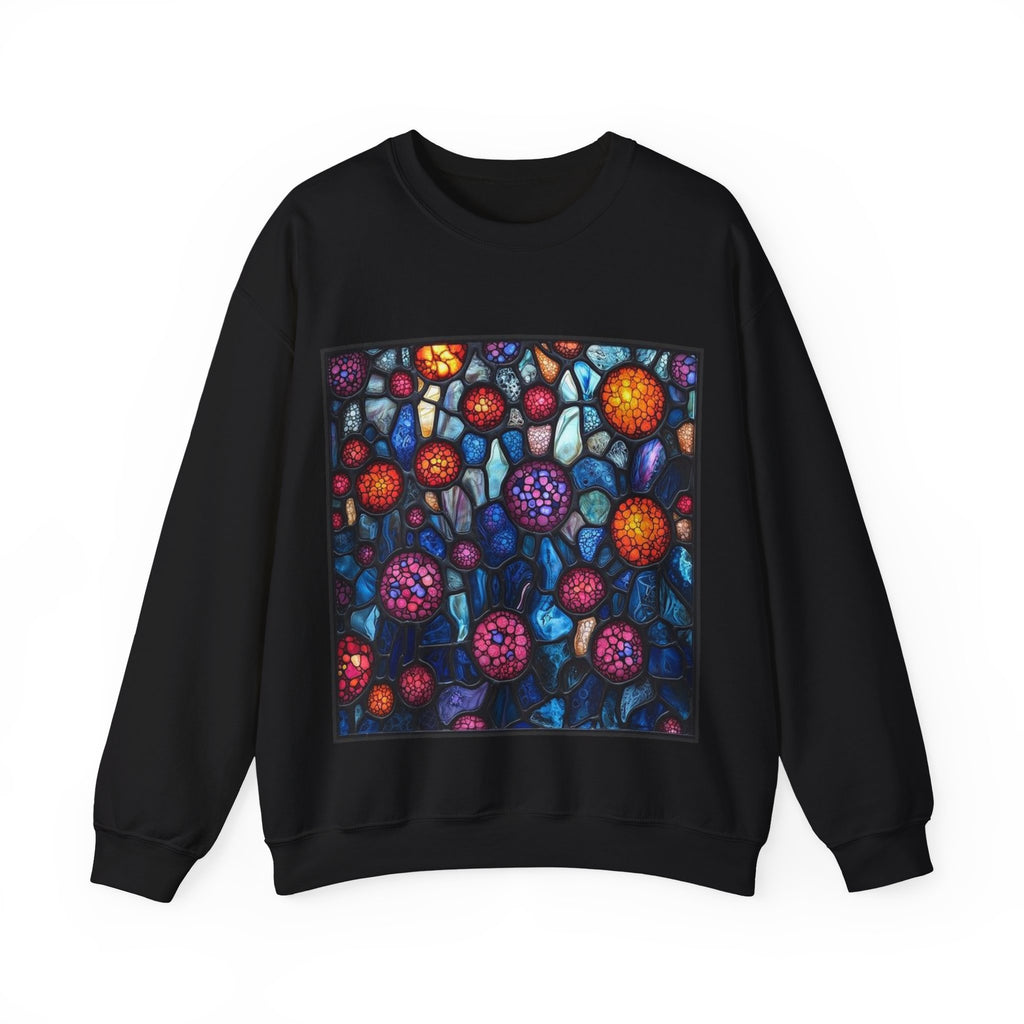 Cellular Stained Glass Sweatshirt — Histotechnology by Canvas & Click