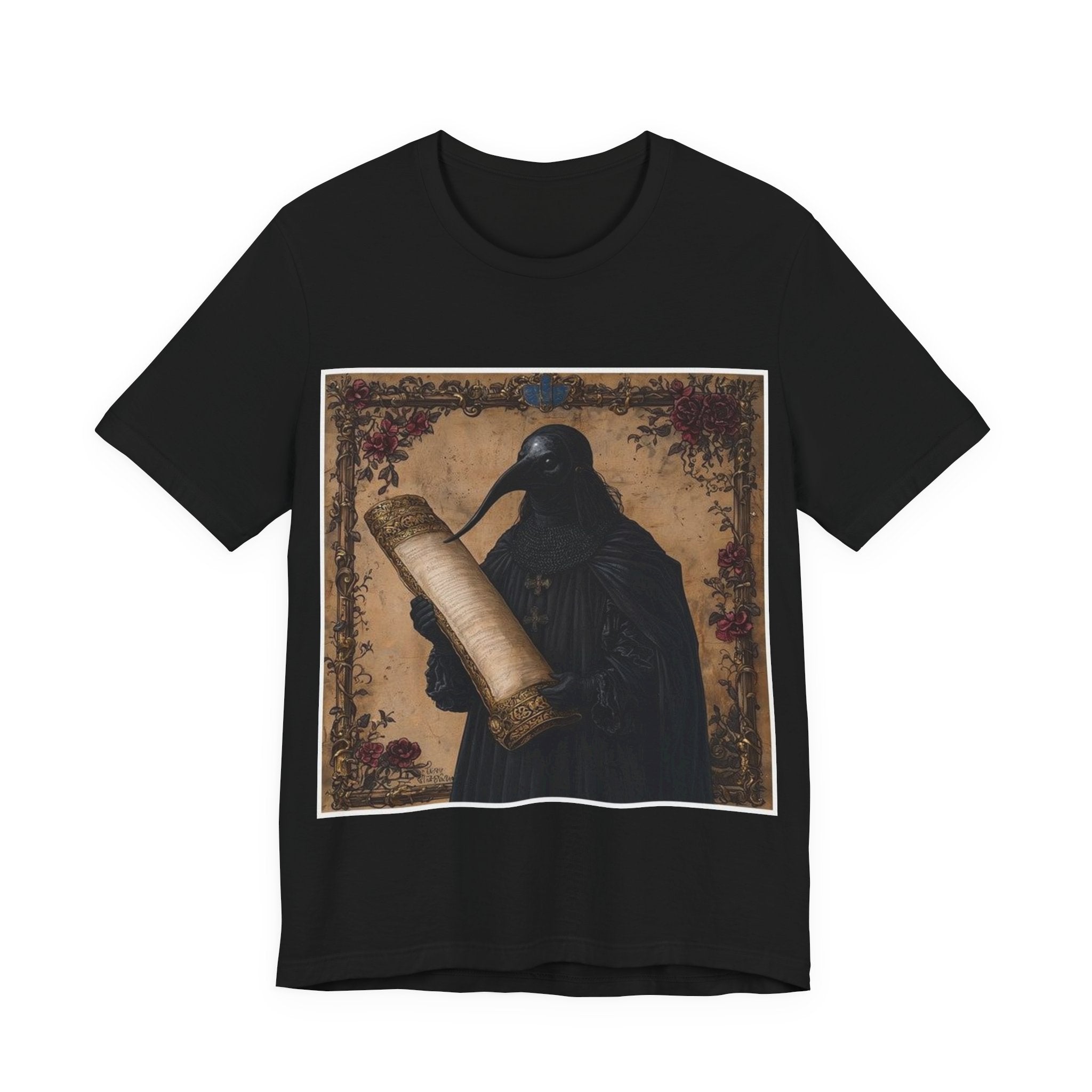 Plague Doctor Motivational T-Shirt — Castle Culture by Canvas & Click