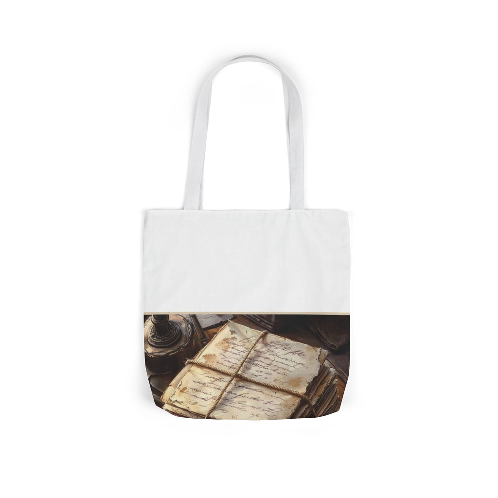Twine-Bound Letters Tote Bag, Poetcore by Canvas & Click (view 10)