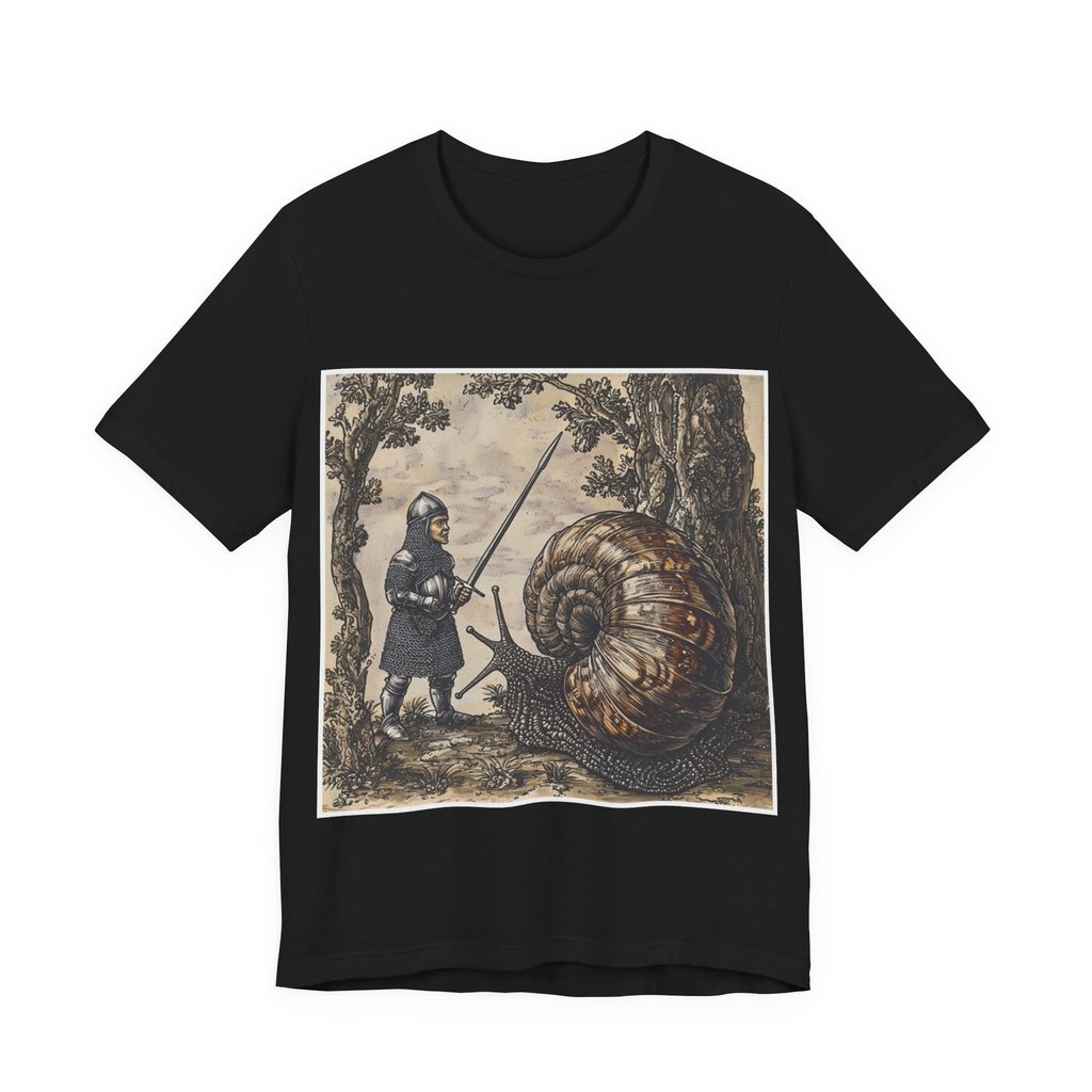 Medieval Snail Joust T-Shirt — Castle Culture by Canvas & Click