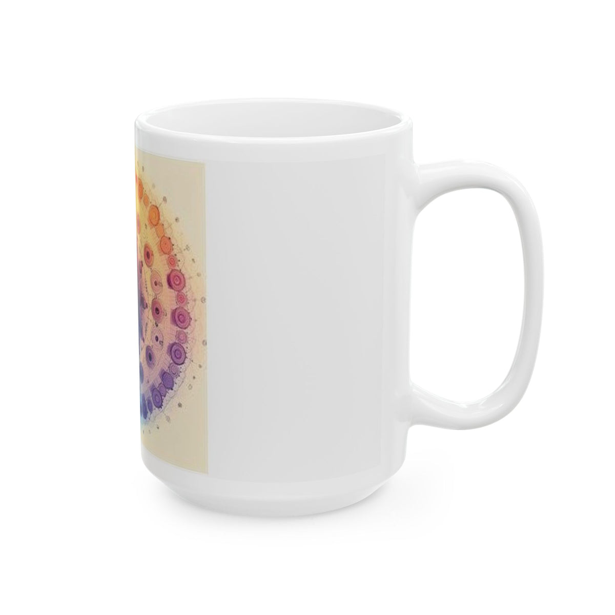 Microscope Objective Mandala Mug - Histotech Lab Art Gift