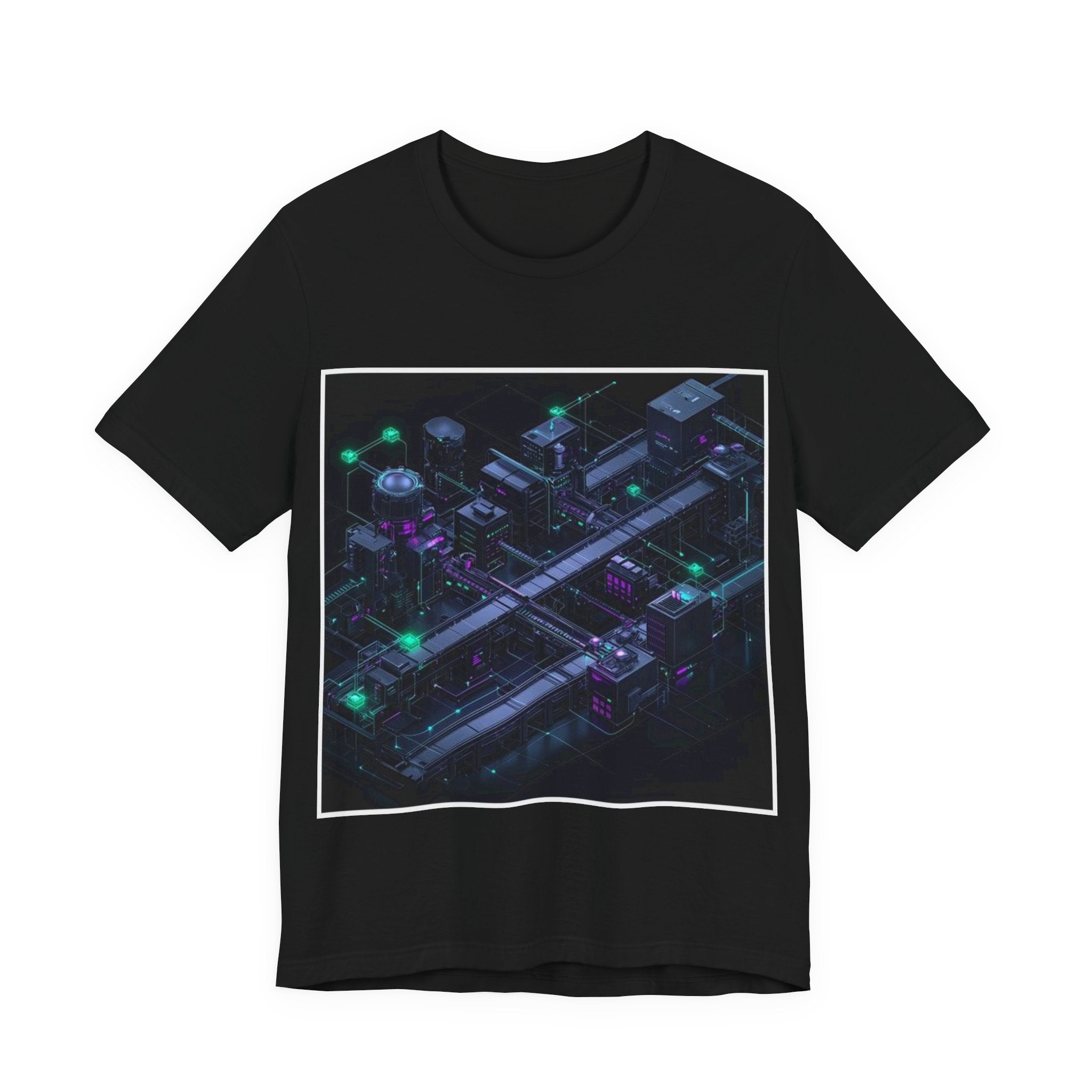 CI/CD Assembly Line T-Shirt — SRE & DevOps by Canvas & Click