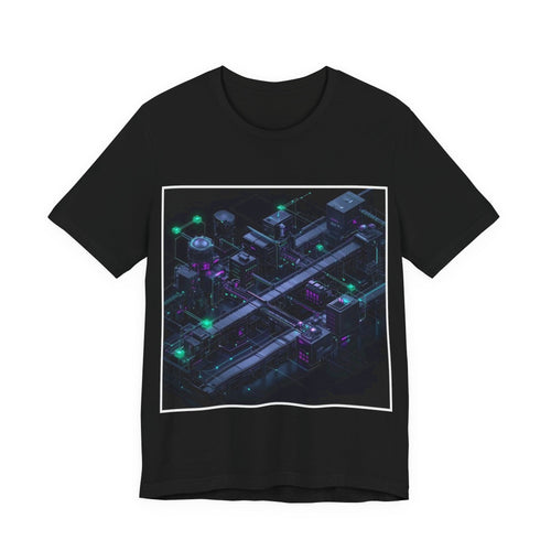 CI/CD Assembly Line T-Shirt — SRE & DevOps by Canvas & Click