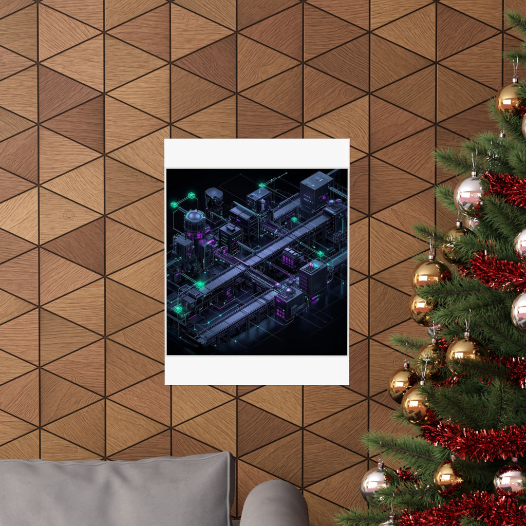 CI/CD Assembly Line Art Print — SRE & DevOps by Canvas & Click (view 12)