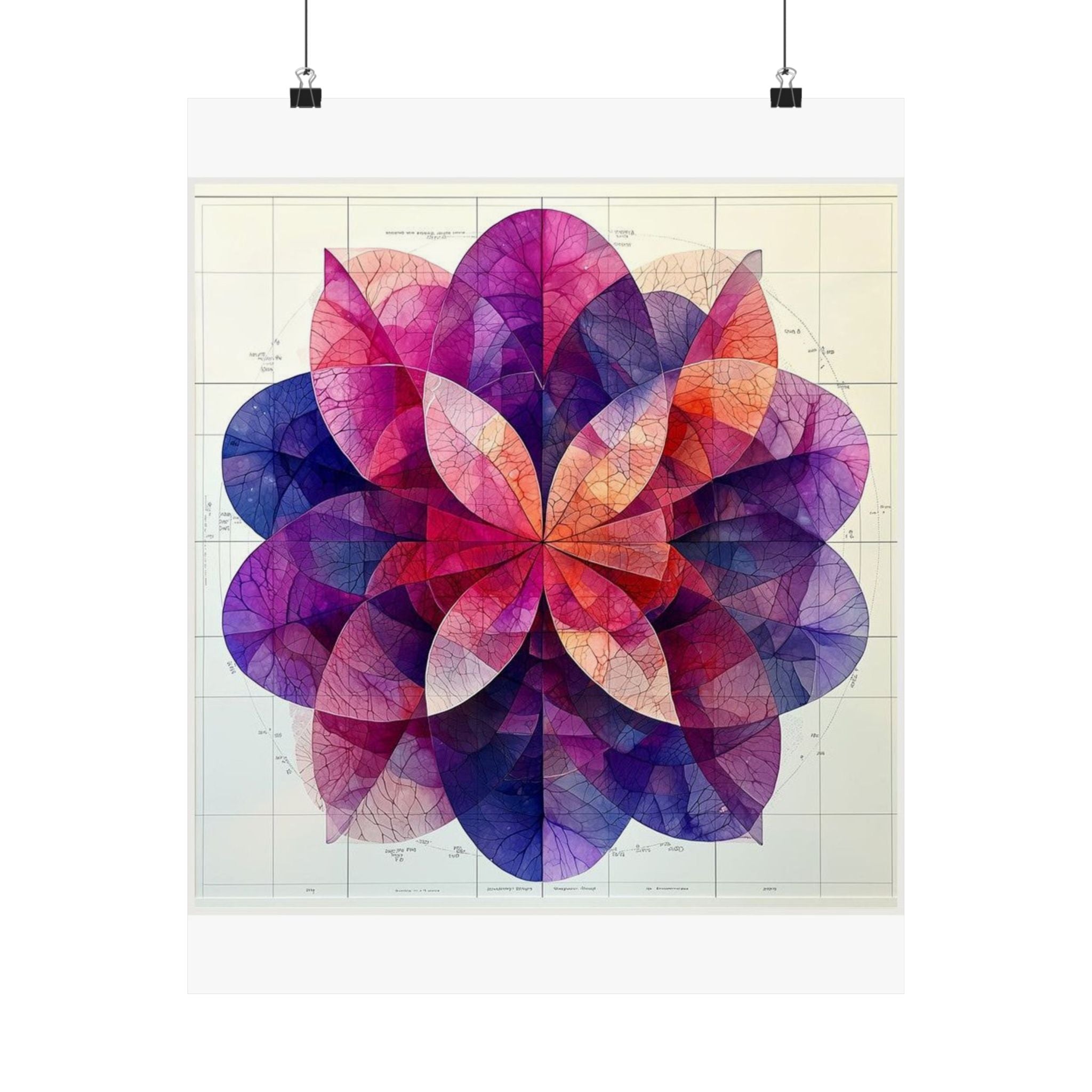 Kaleidoscopic Tissue Ribbons Art Print — Histotechnology by Canvas & Click (view 2)