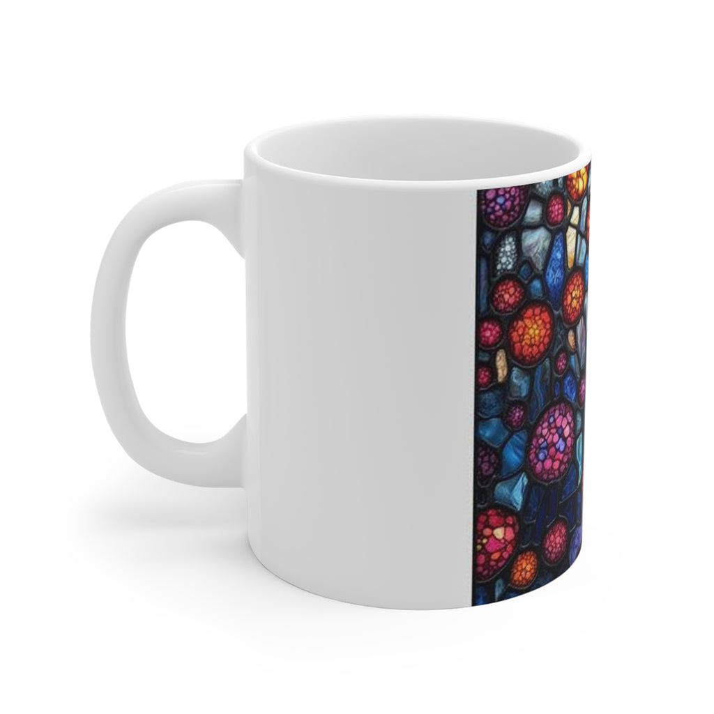 Cellular Stained Glass Mug — Histotechnology by Canvas & Click (view 4)