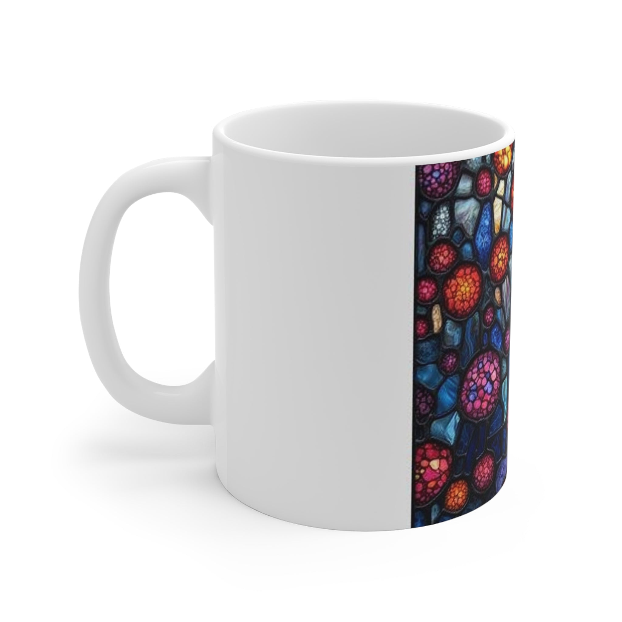 Cellular Stained Glass Mug — Histotechnology by Canvas & Click (view 4)