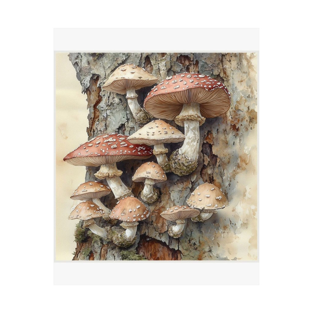 Wild Mushroom Botanical Art Print, Wilderkind by Canvas & Click (view 7)
