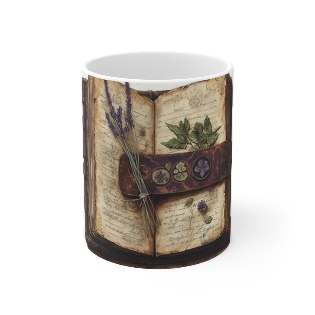 Pressed Flower Journal Mug, Poetcore by Canvas & Click