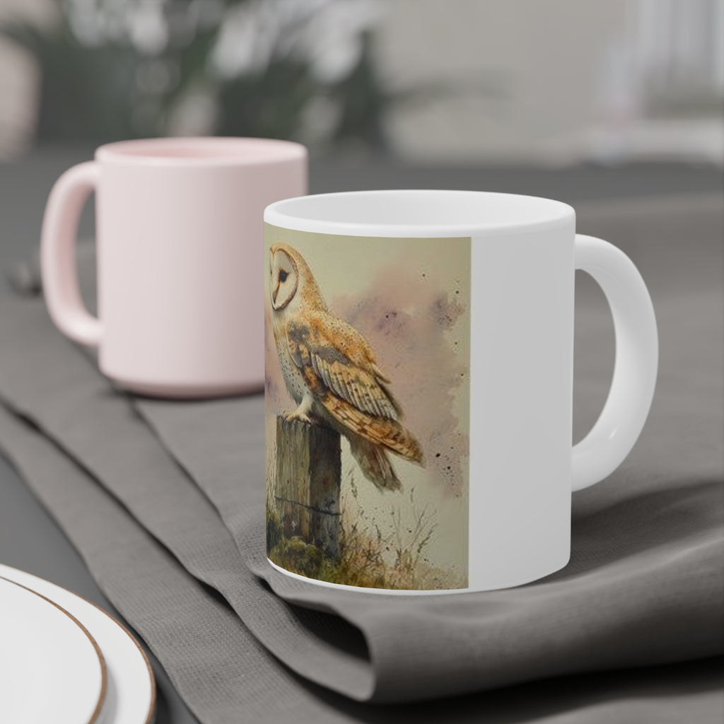 Barn Owl Twilight Mug — Wilderkind by Canvas & Click (view 12)