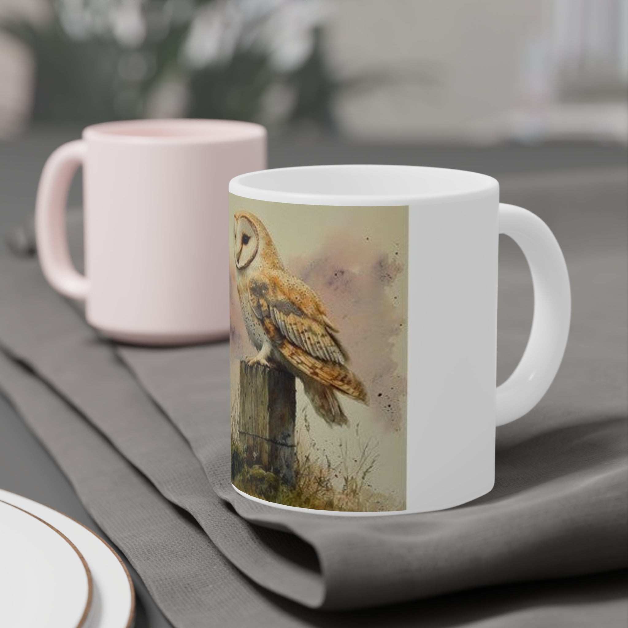 Barn Owl Twilight Mug — Wilderkind by Canvas & Click (view 12)