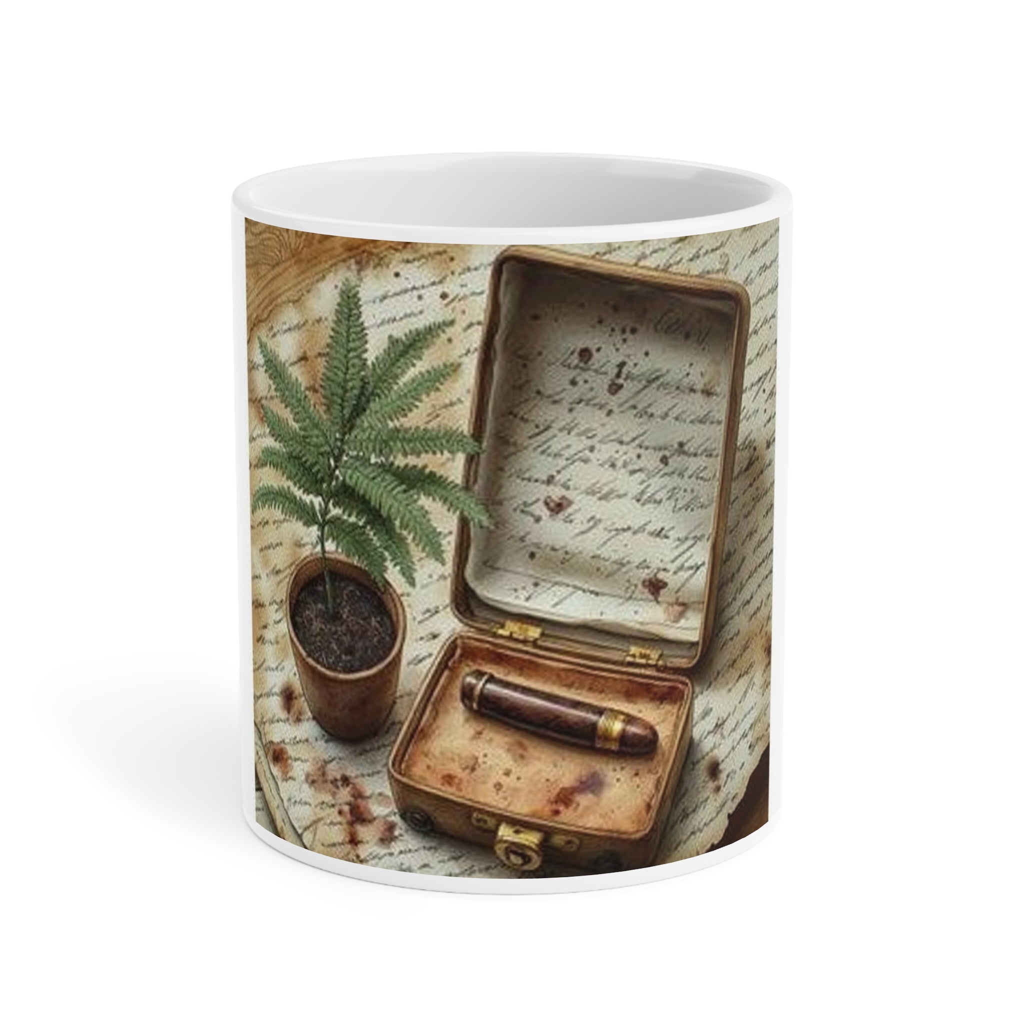 Potted Fern Writer's Desk Mug — Poetcore by Canvas & Click (view 3)
