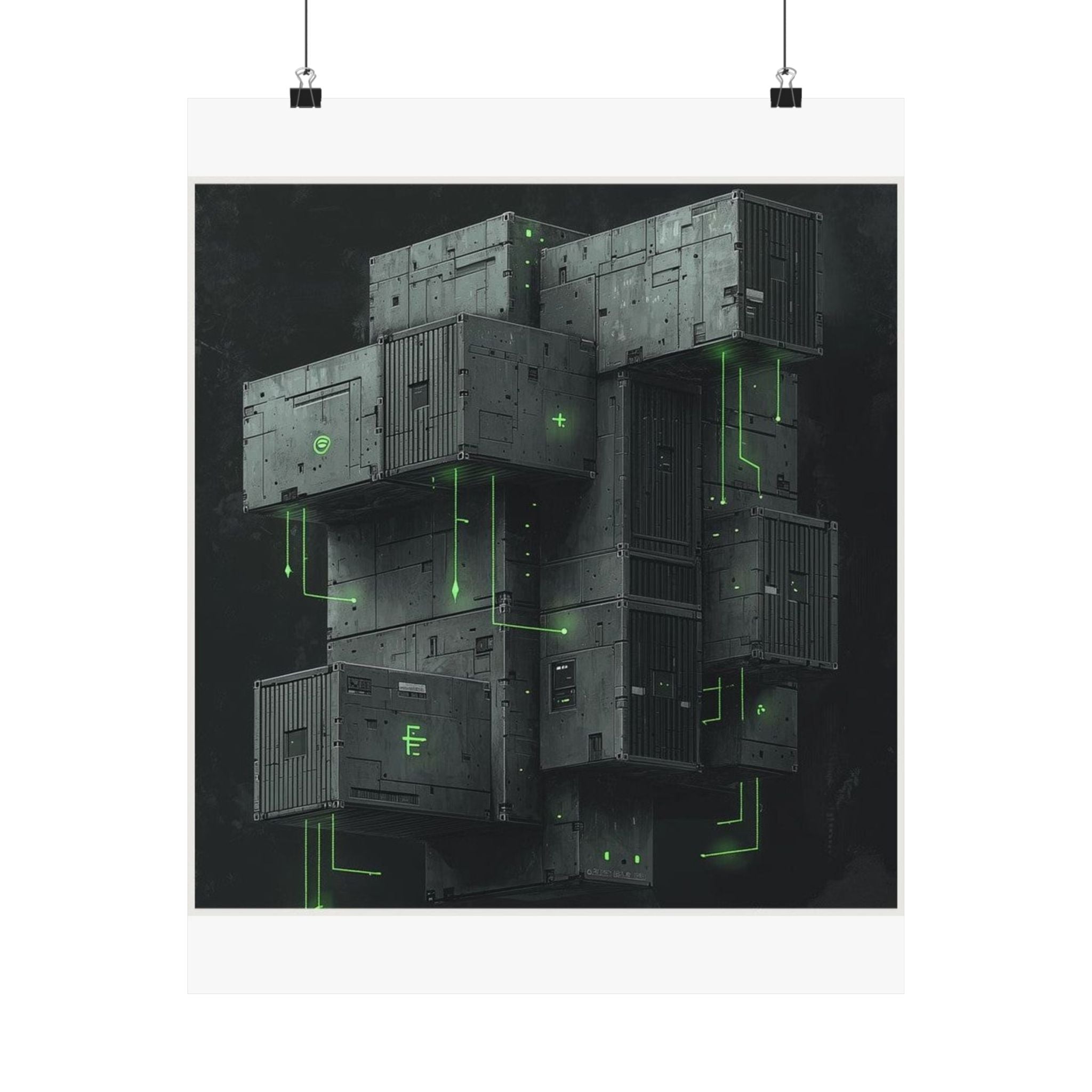 Dockerfile Poetry Art Print — SRE & DevOps by Canvas & Click (view 2)