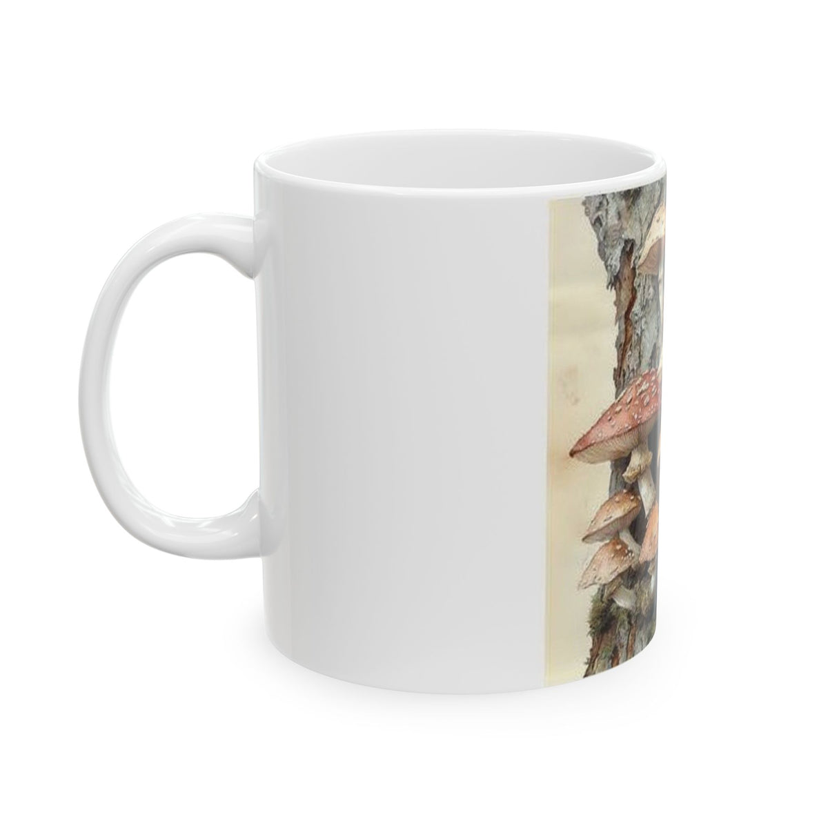 Wild Mushroom Botanical Mug | Watercolor Nature Art | Cottagecore Forest Study Cup | Plant Lover Gift