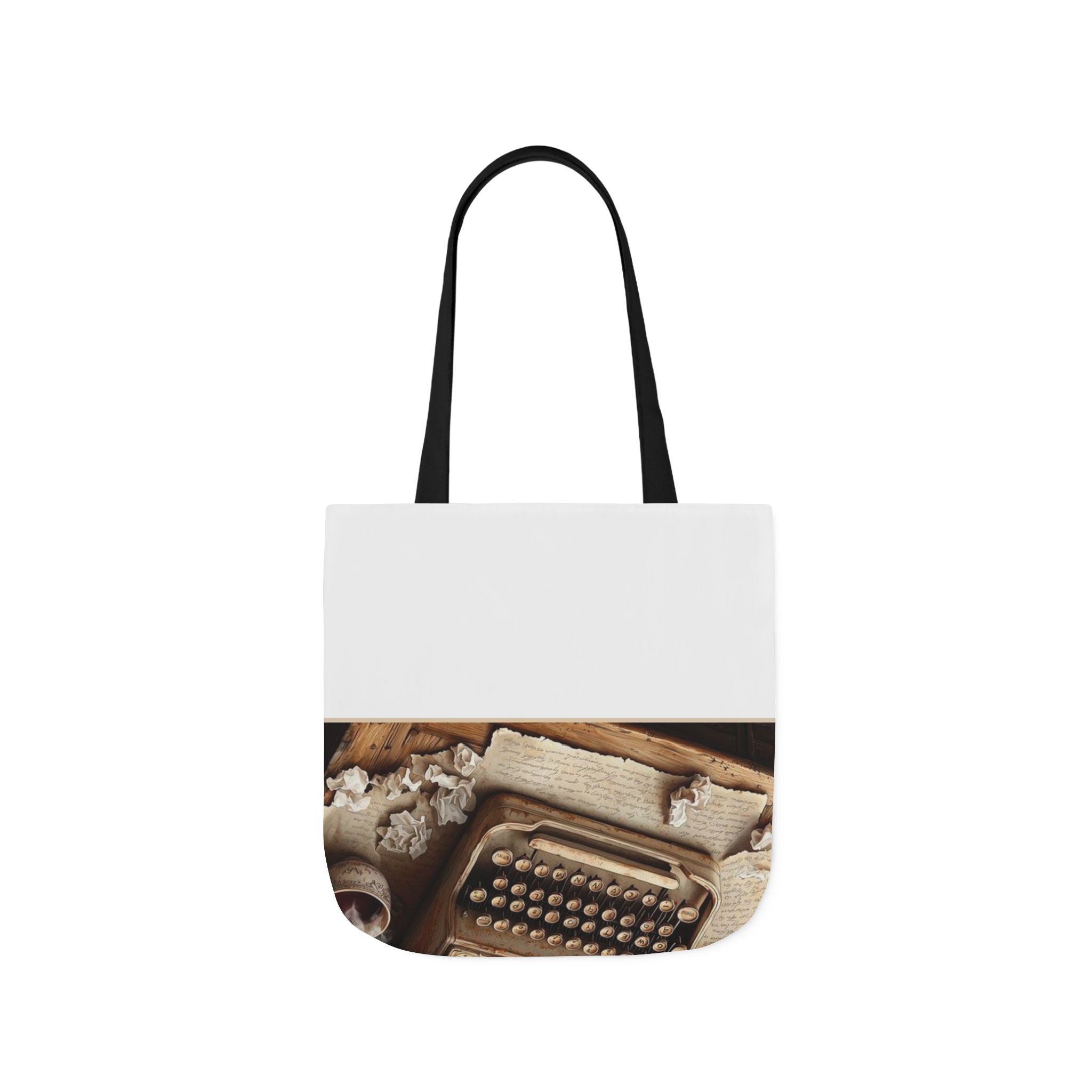 Vintage Typewriter Poetry Tote Bag, Poetcore by Canvas & Click (view 8)