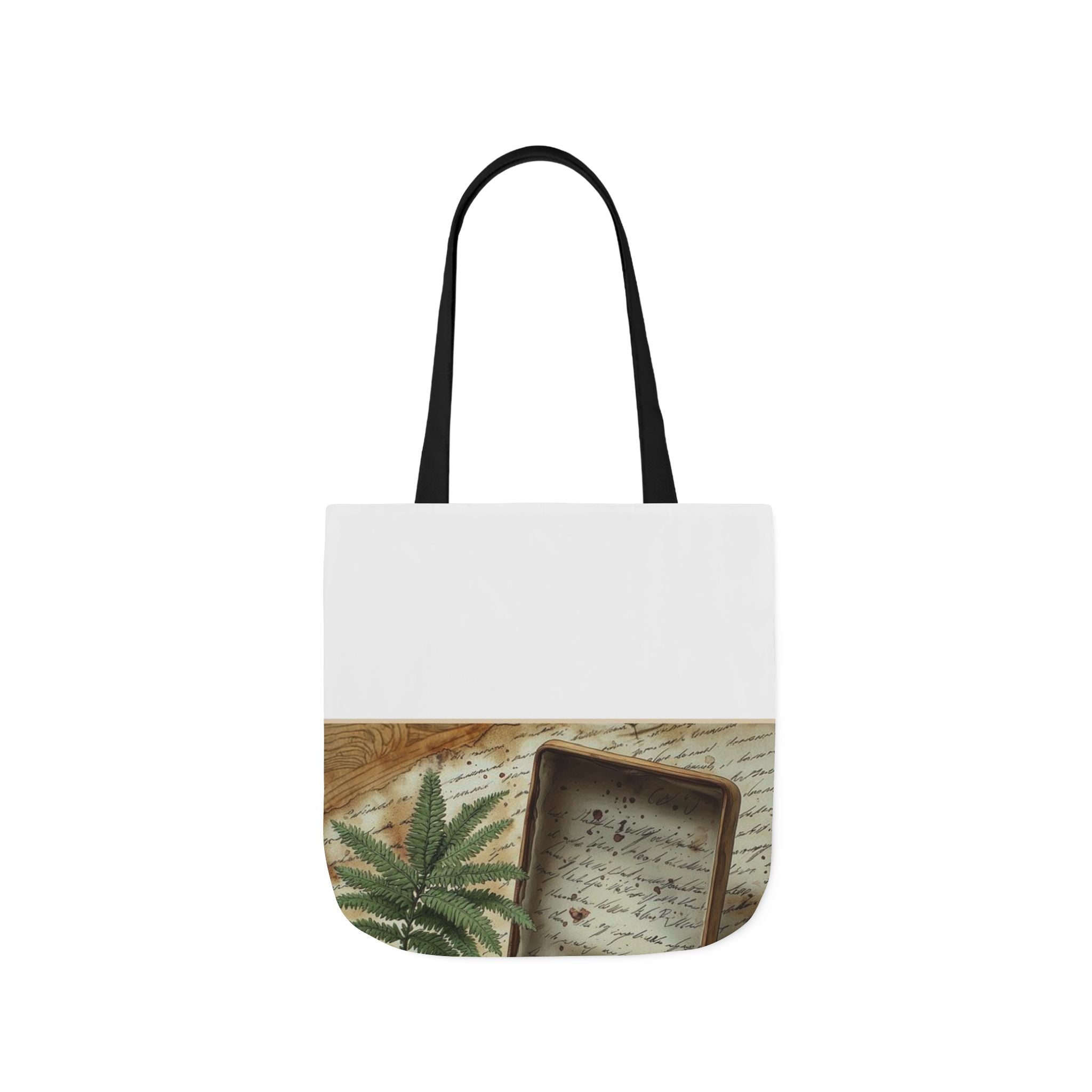 Potted Fern Writer's Desk Tote Bag — Poetcore by Canvas & Click (view 2)