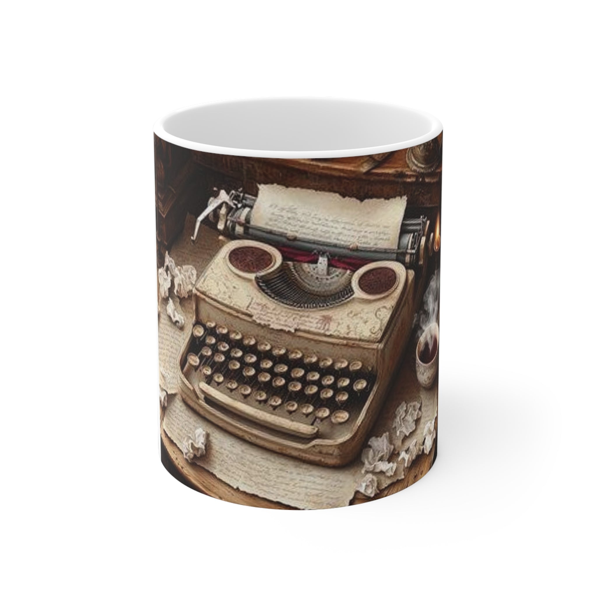 Vintage Typewriter Poetry Mug — Poetcore by Canvas & Click