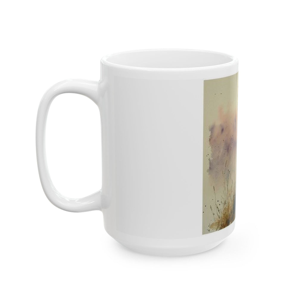 Barn Owl Twilight Mug - Watercolor Nature Art by Wilderkind