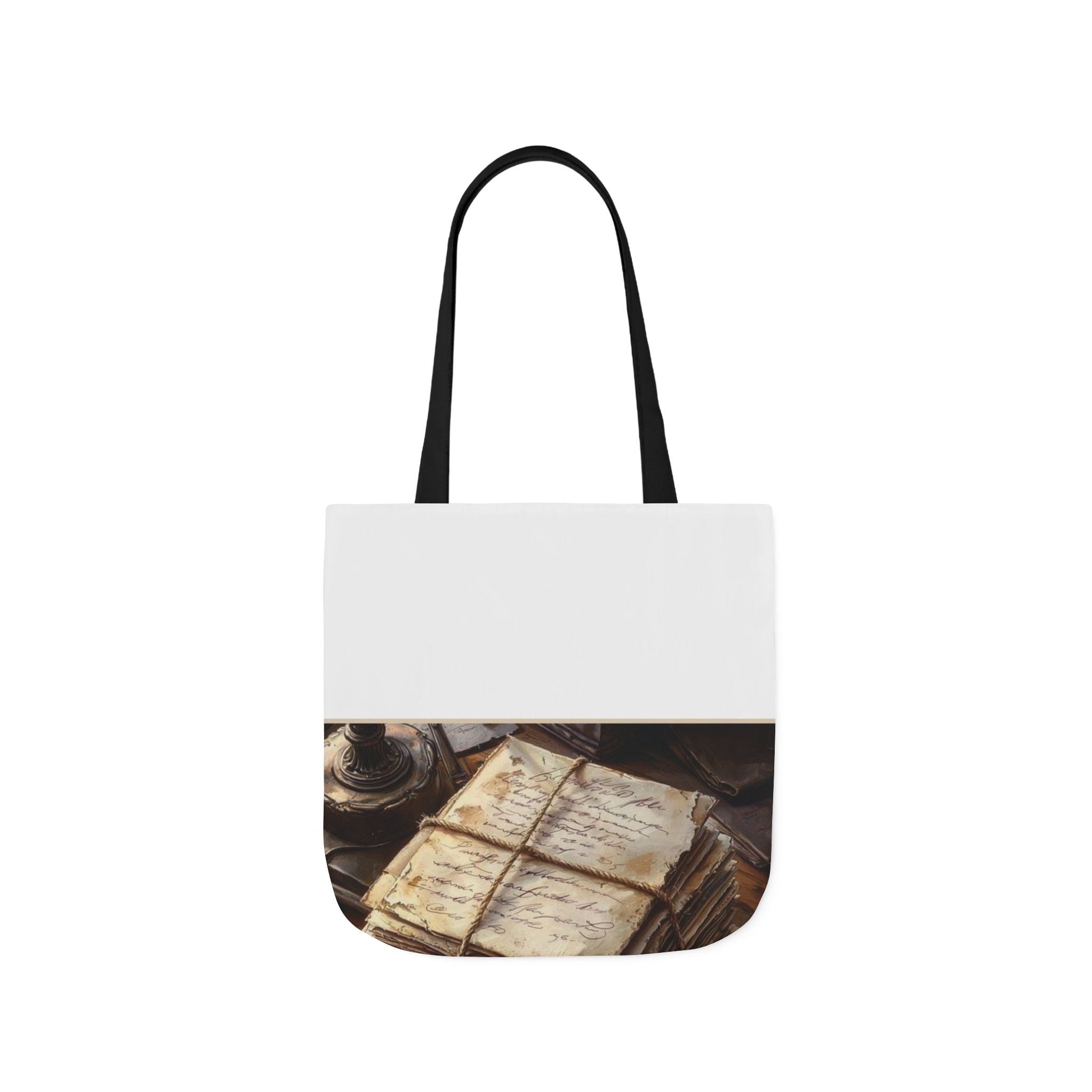 Twine-Bound Letters Tote Bag — Poetcore by Canvas & Click (view 2)