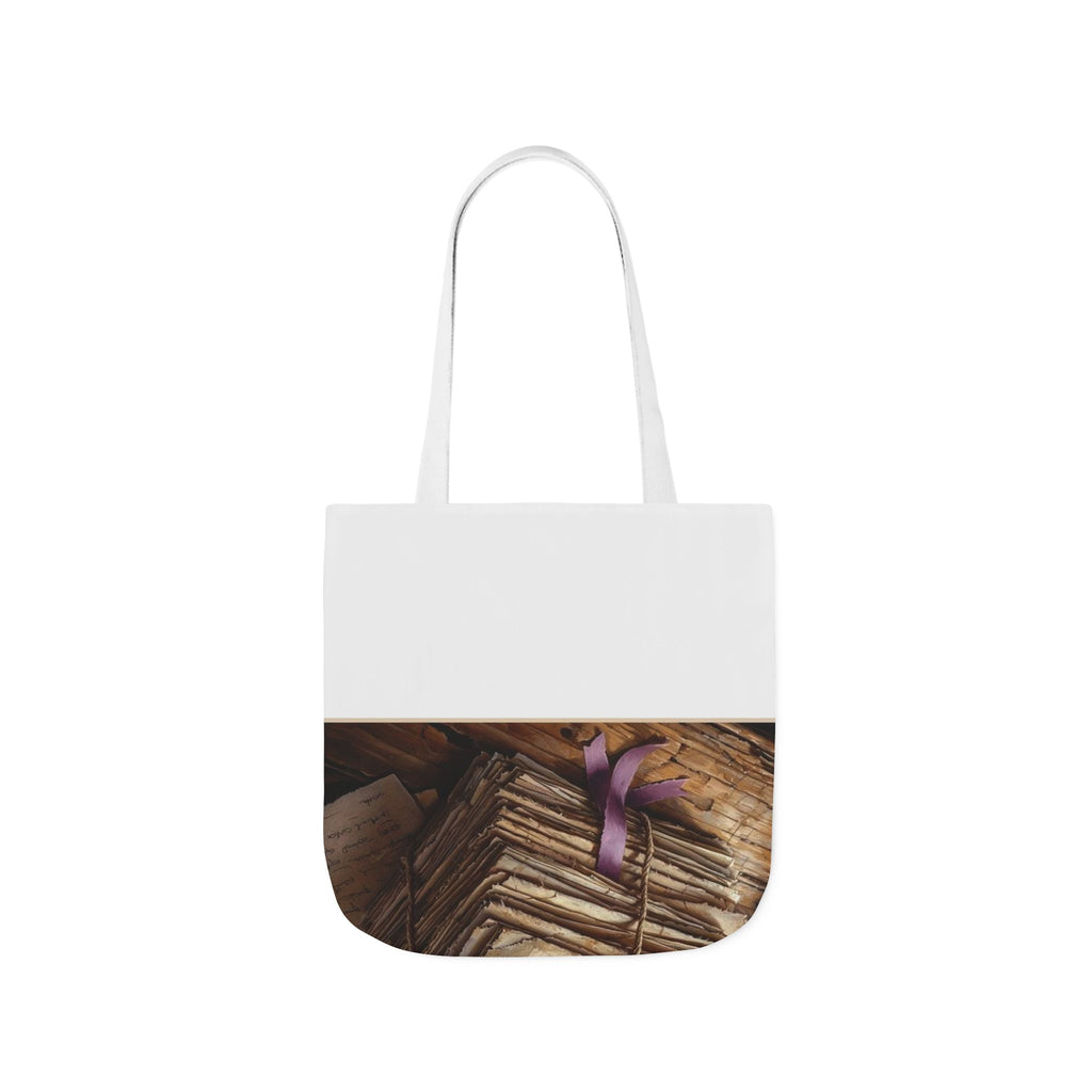 Twine-Bound Letters Tote Bag, Poetcore by Canvas & Click (view 11)