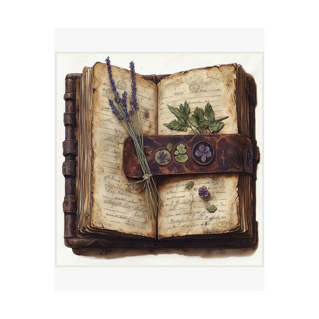 Pressed Flower Journal Art Print — Poetcore by Canvas & Click (view 7)