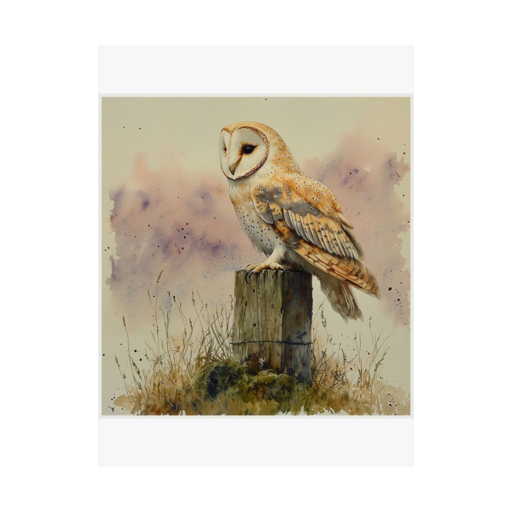 Barn Owl Twilight Art Print — Wilderkind by Canvas & Click (view 4)