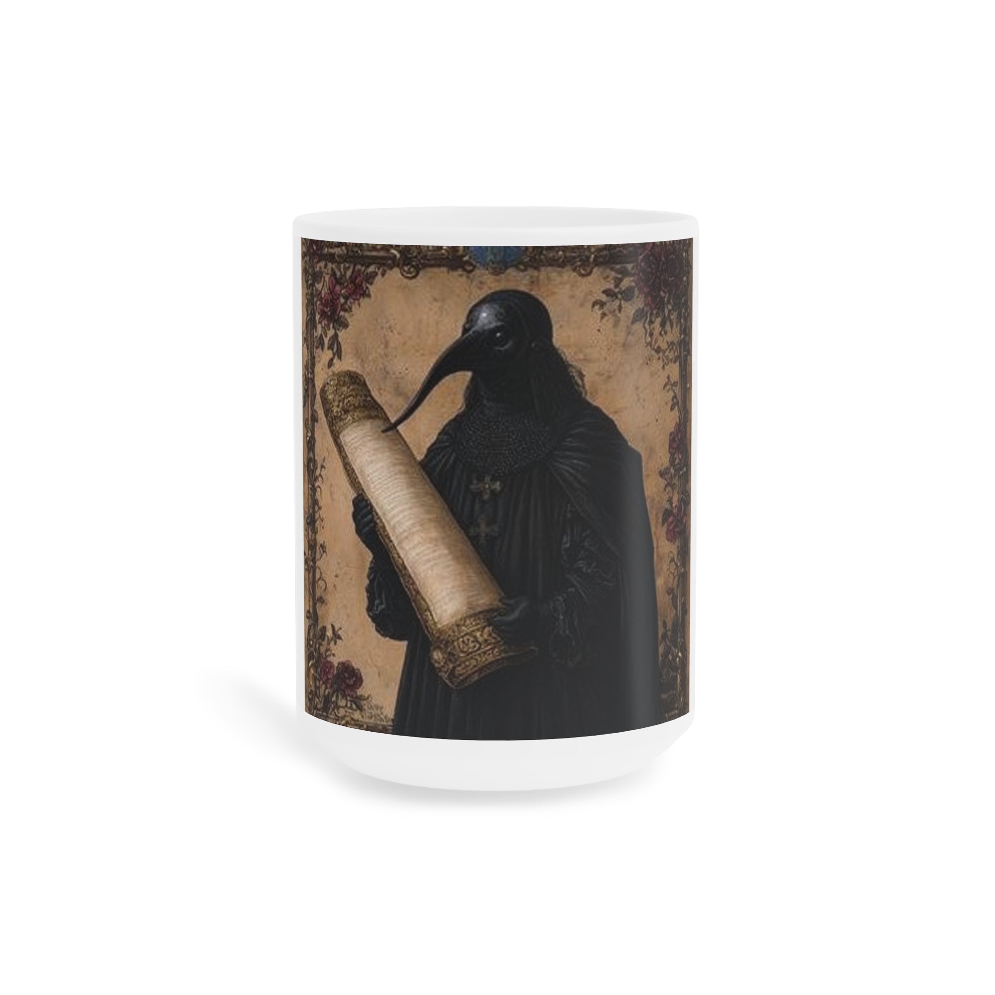 Plague Doctor Motivational Mug — Castle Culture by Canvas & Click (view 2)