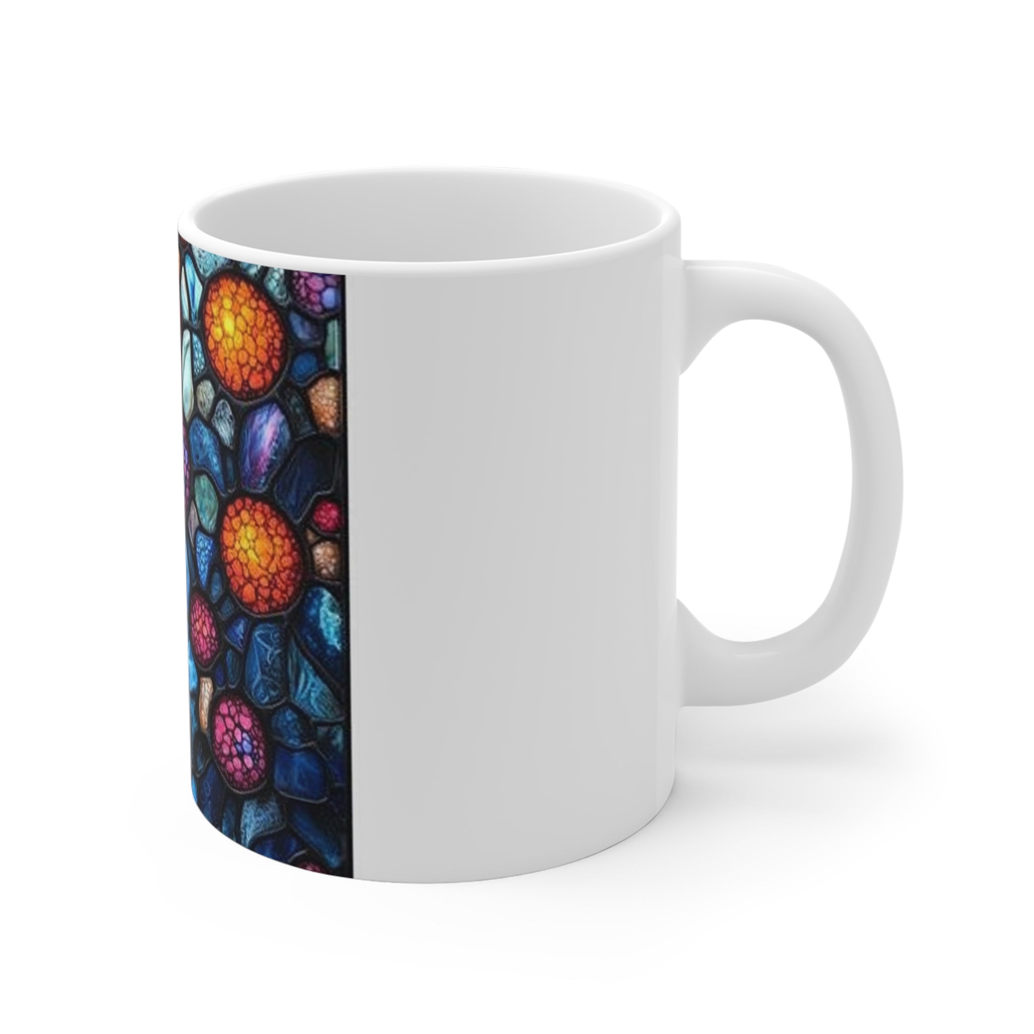 Cellular Stained Glass Mug — Histotechnology by Canvas & Click (view 5)