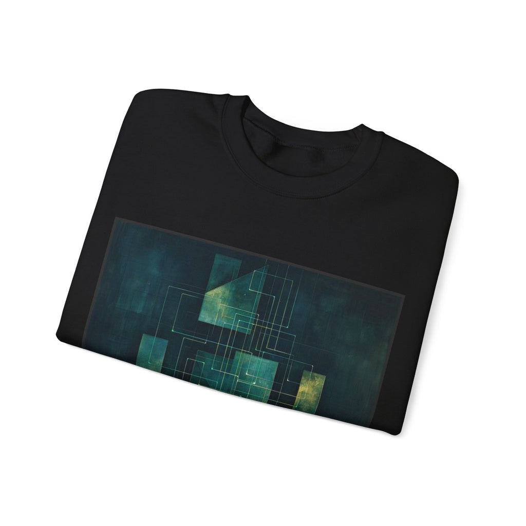 Load Balancer Geometric Sweatshirt — SRE & DevOps by Canvas & Click (view 3)