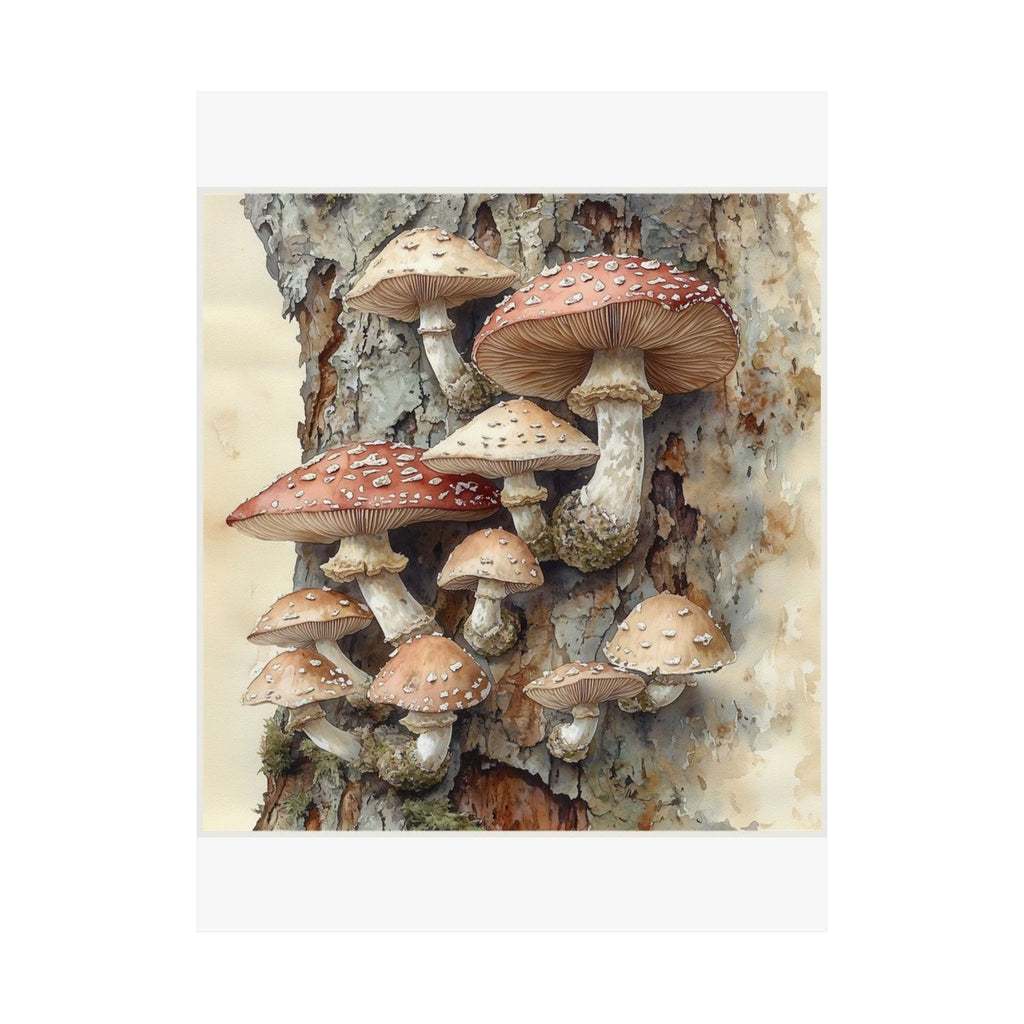 Wild Mushroom Botanical Art Print, Wilderkind by Canvas & Click (view 10)