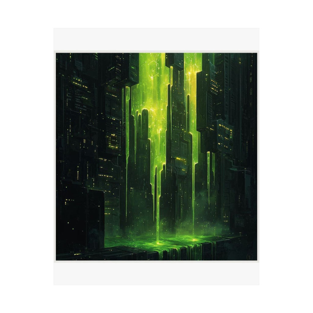 Memory Leak Cascade Art Print — SRE & DevOps by Canvas & Click (view 7)