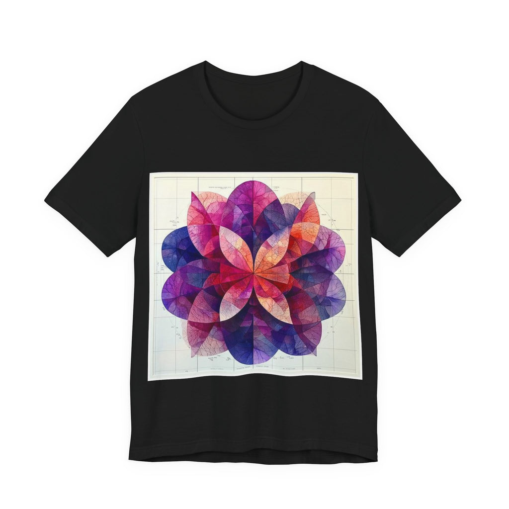 Kaleidoscopic Tissue Ribbons T-Shirt — Histotechnology by Canvas & Click