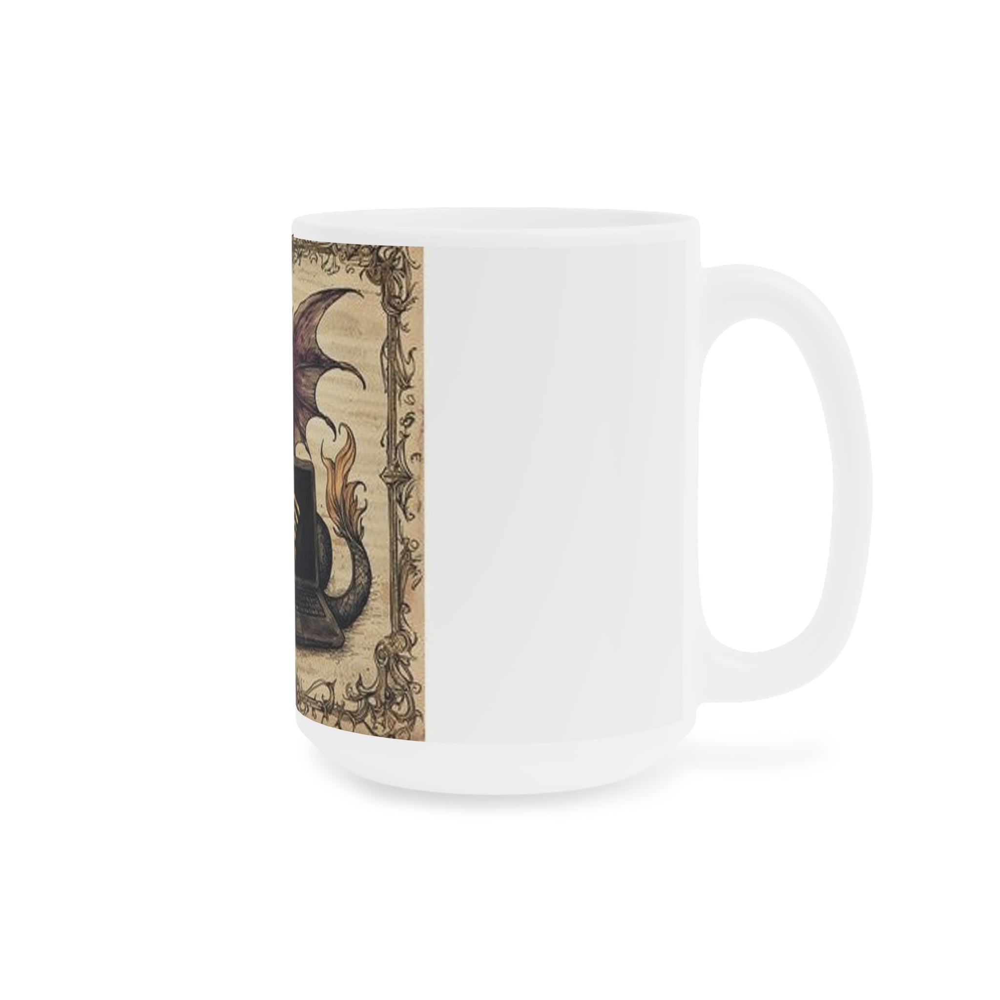 Dragon Laptop Guardian Mug — Castle Culture by Canvas & Click (view 8)