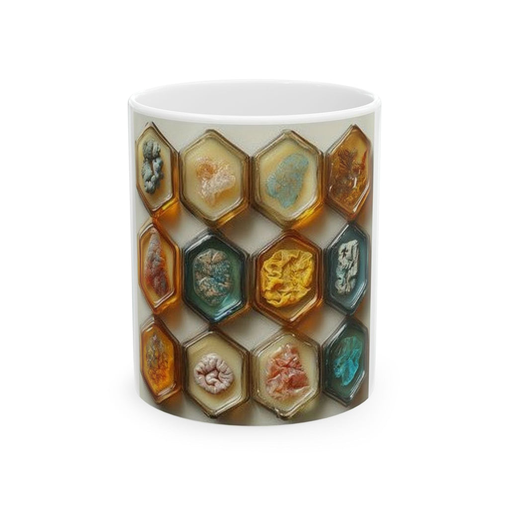 Histotech Embedding Mold Honeycomb Mug - Lab Professional Gift
