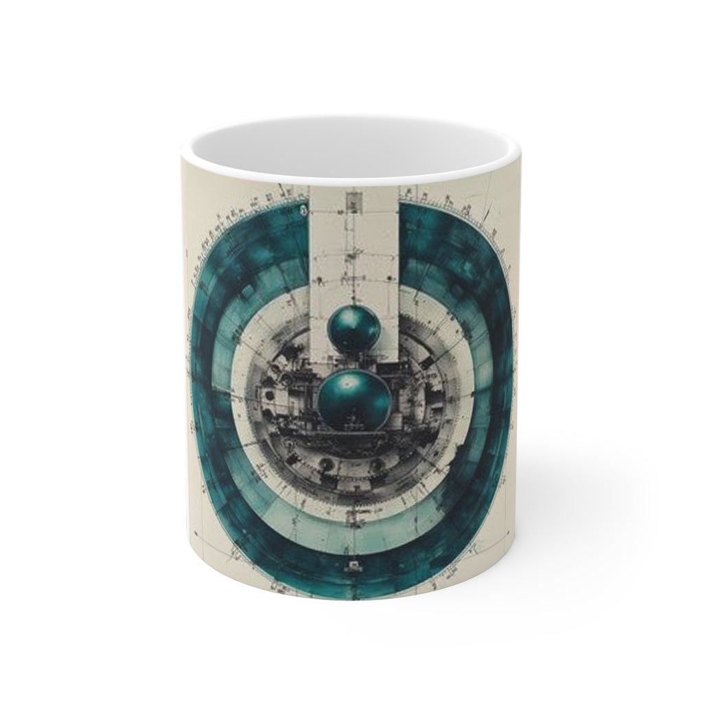 Precision Microtome Wheel Mug — Histotechnology by Canvas & Click