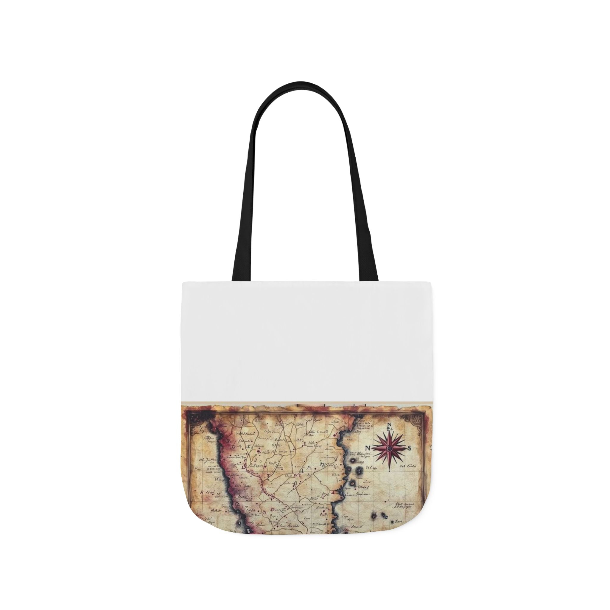 Literary Map Tote Bag — Poetcore by Canvas & Click (view 2)