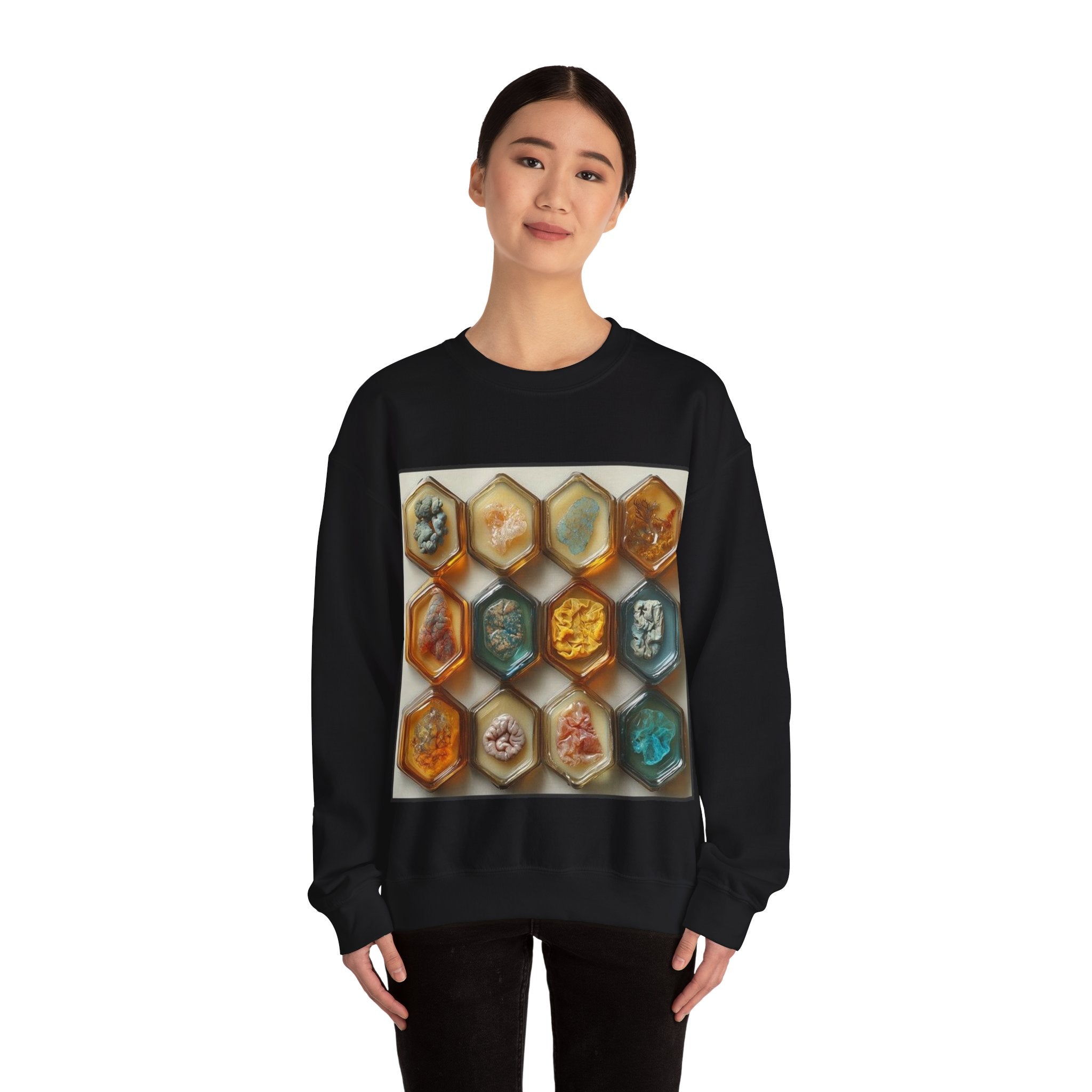 Embedding Mold Honeycomb Sweatshirt — Histotechnology by Canvas & Click (view 4)