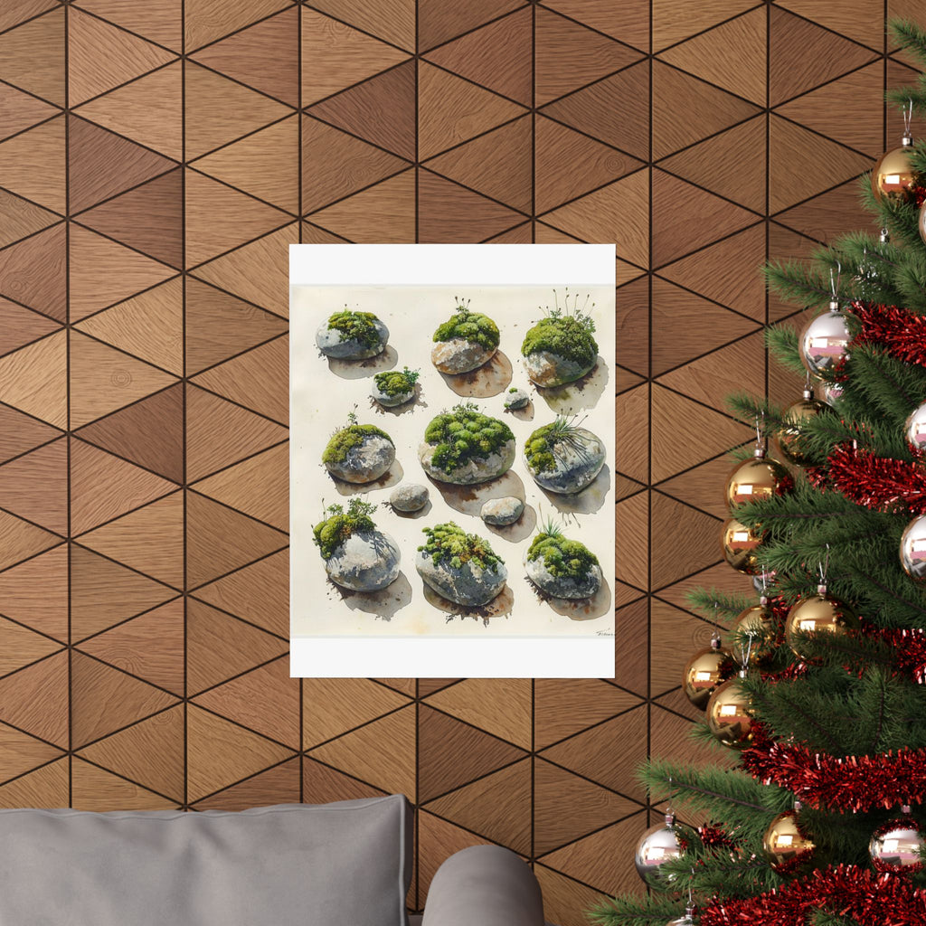 Moss River Stones Art Print — Wilderkind by Canvas & Click (view 12)