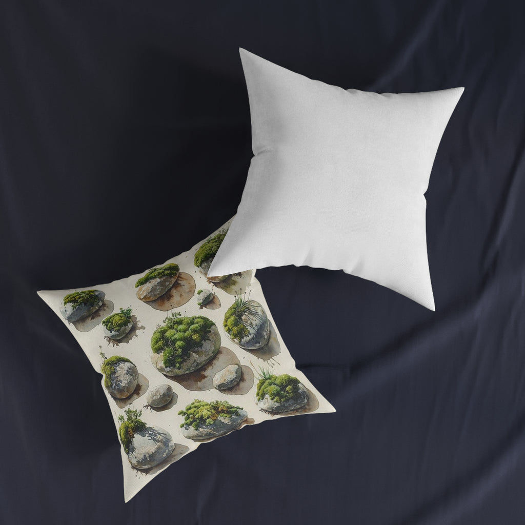 Moss River Stones Throw Pillow — Wilderkind by Canvas & Click (view 4)