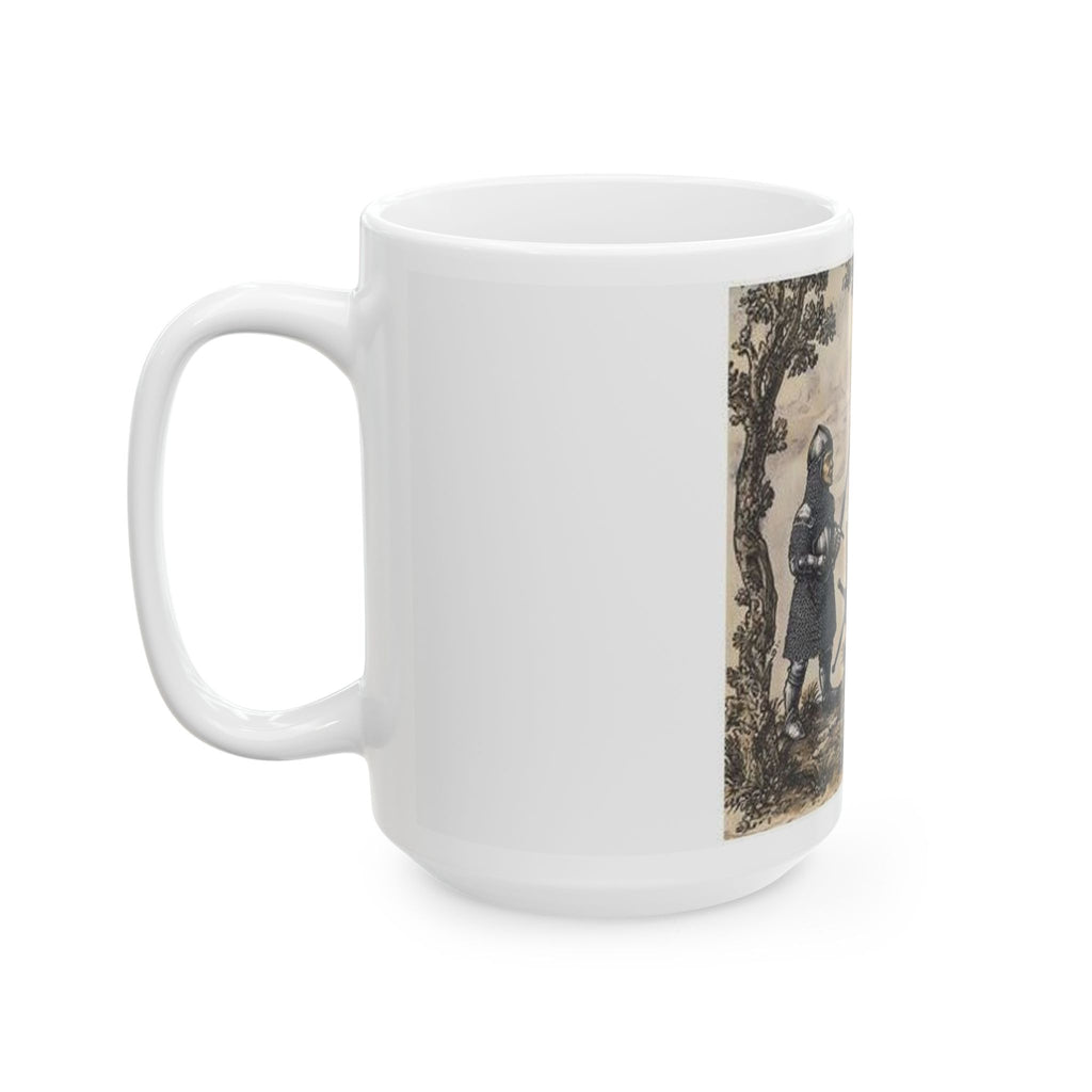 Medieval Snail Joust Mug - Castle Culture Gothic Manuscript Art