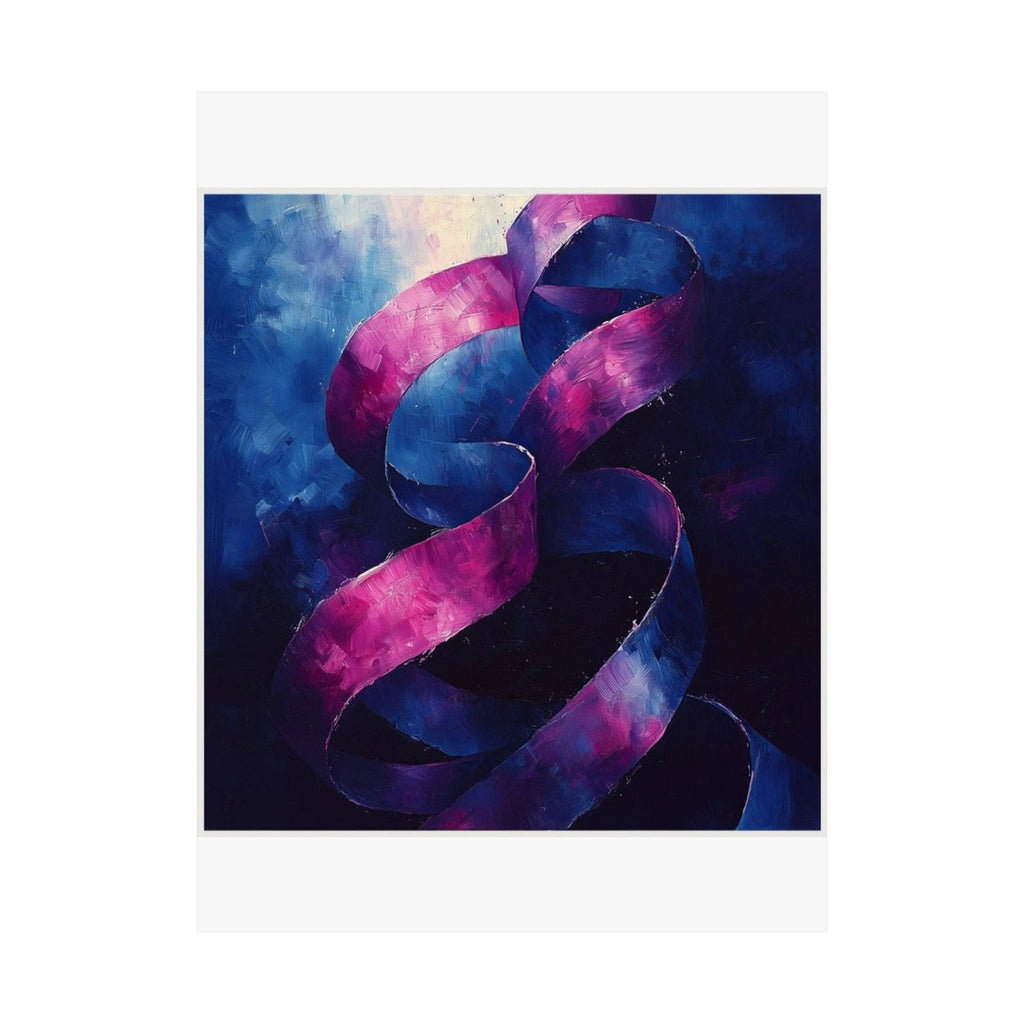 Ribbon Curl Expressionism Art Print — Histotechnology by Canvas & Click (view 10)