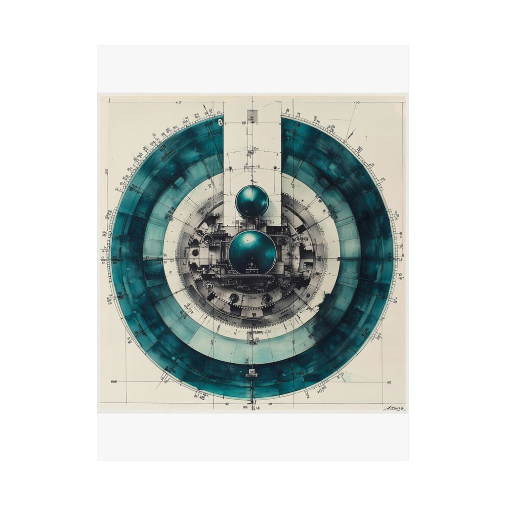 Precision Microtome Wheel Art Print — Histotechnology by Canvas & Click (view 4)