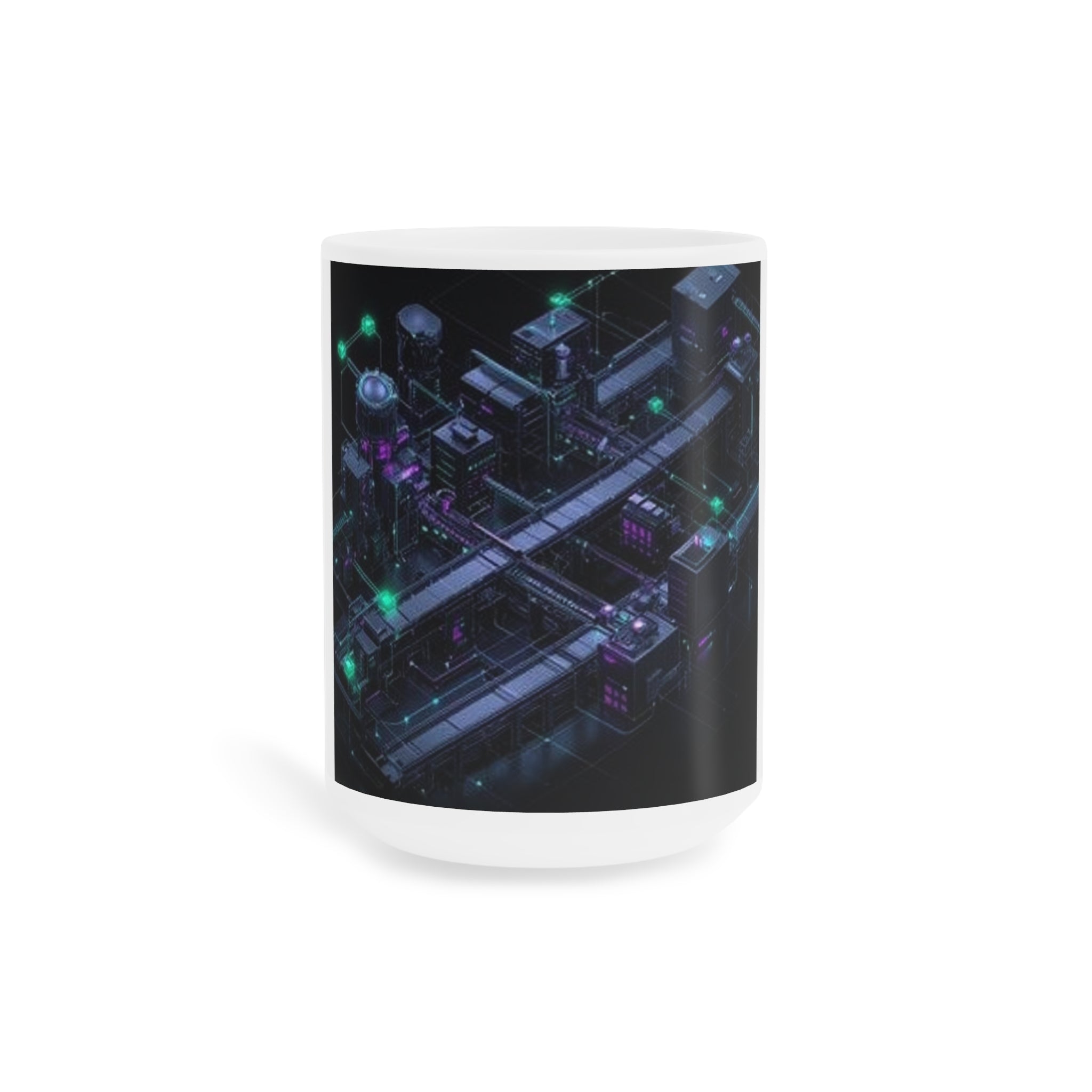 CI/CD Assembly Line Mug — SRE & DevOps by Canvas & Click (view 2)